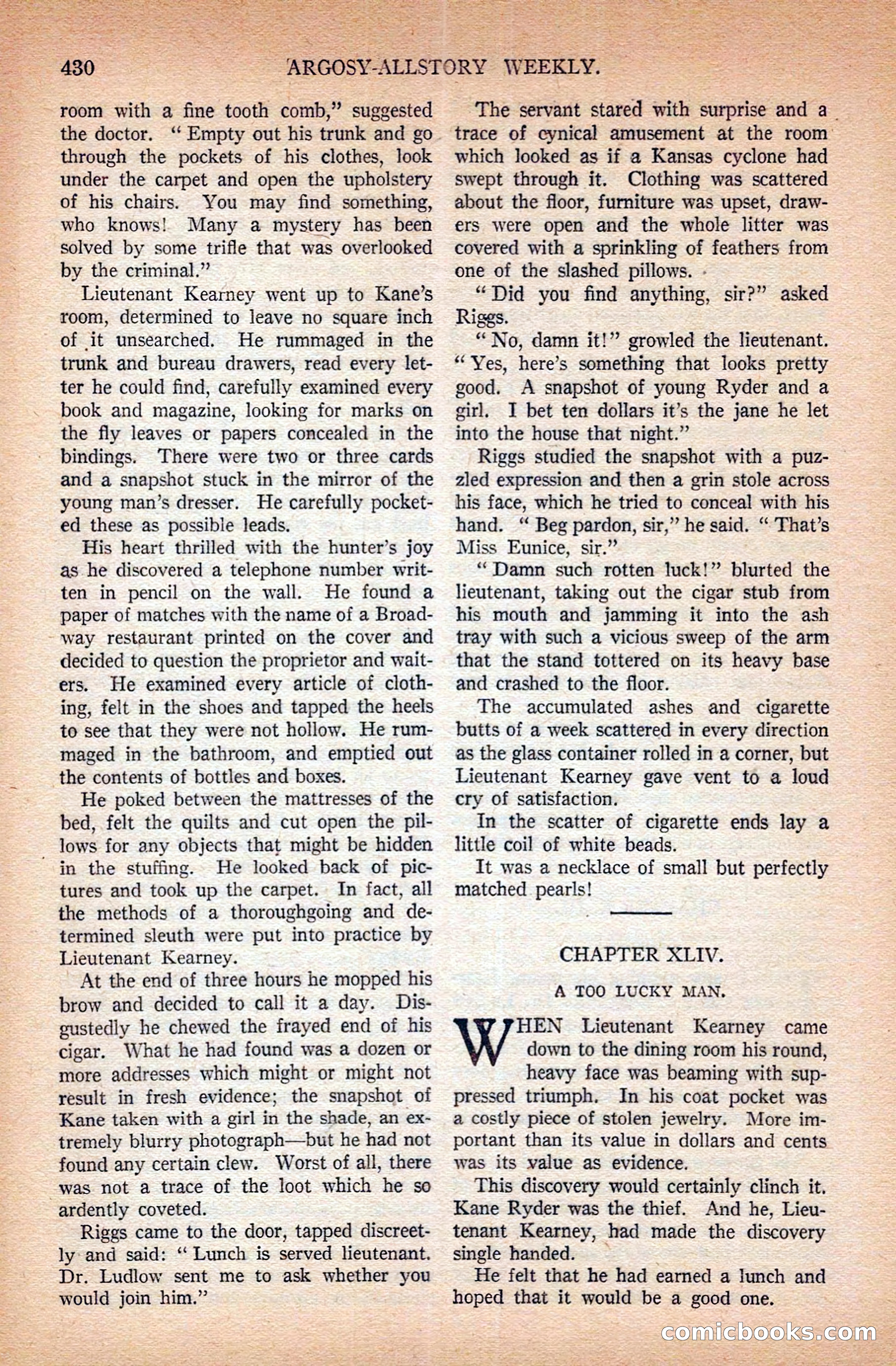 Argosy All-Story Weekly — page 120 of 172