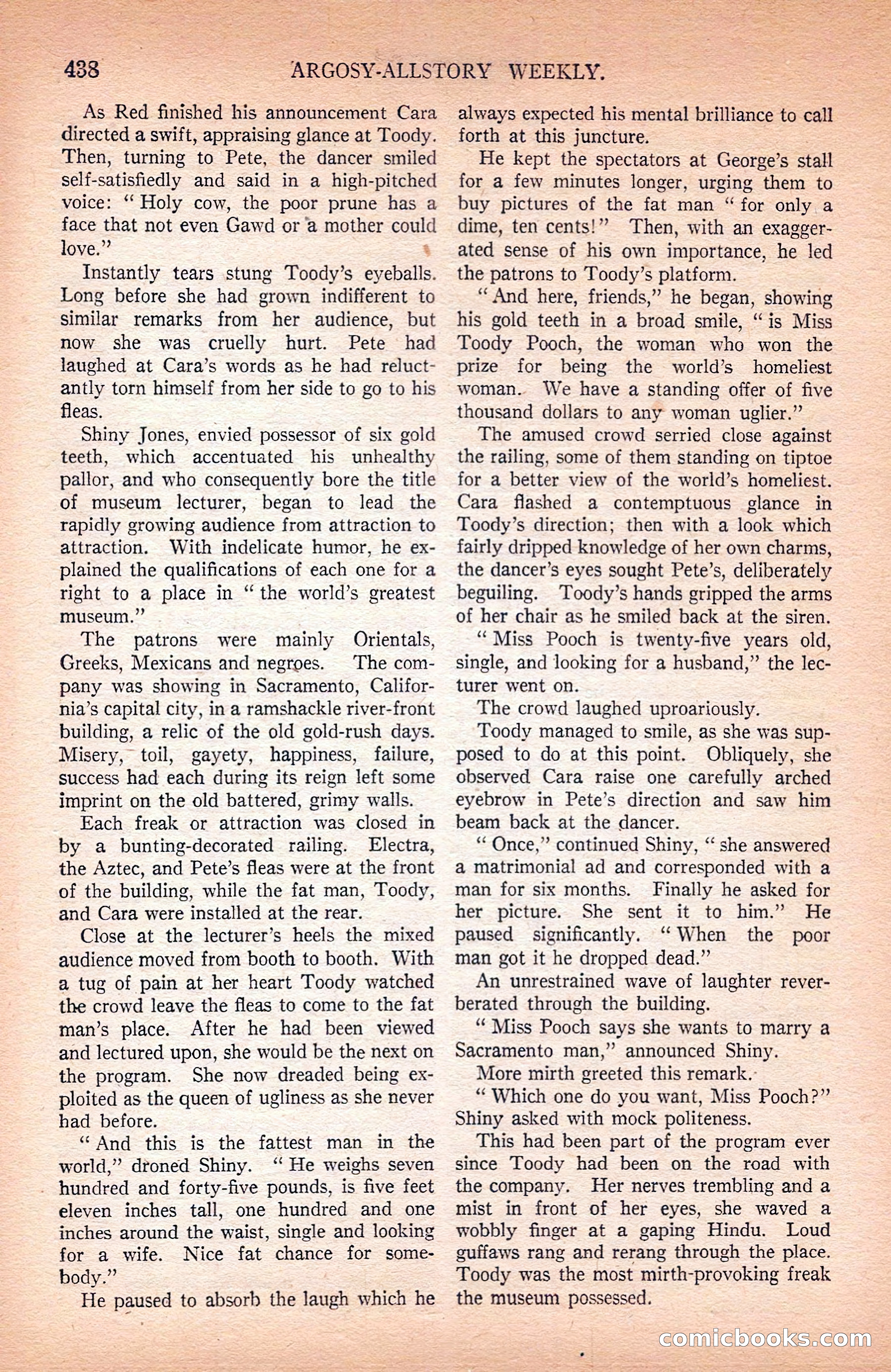 Argosy All-Story Weekly — page 128 of 172