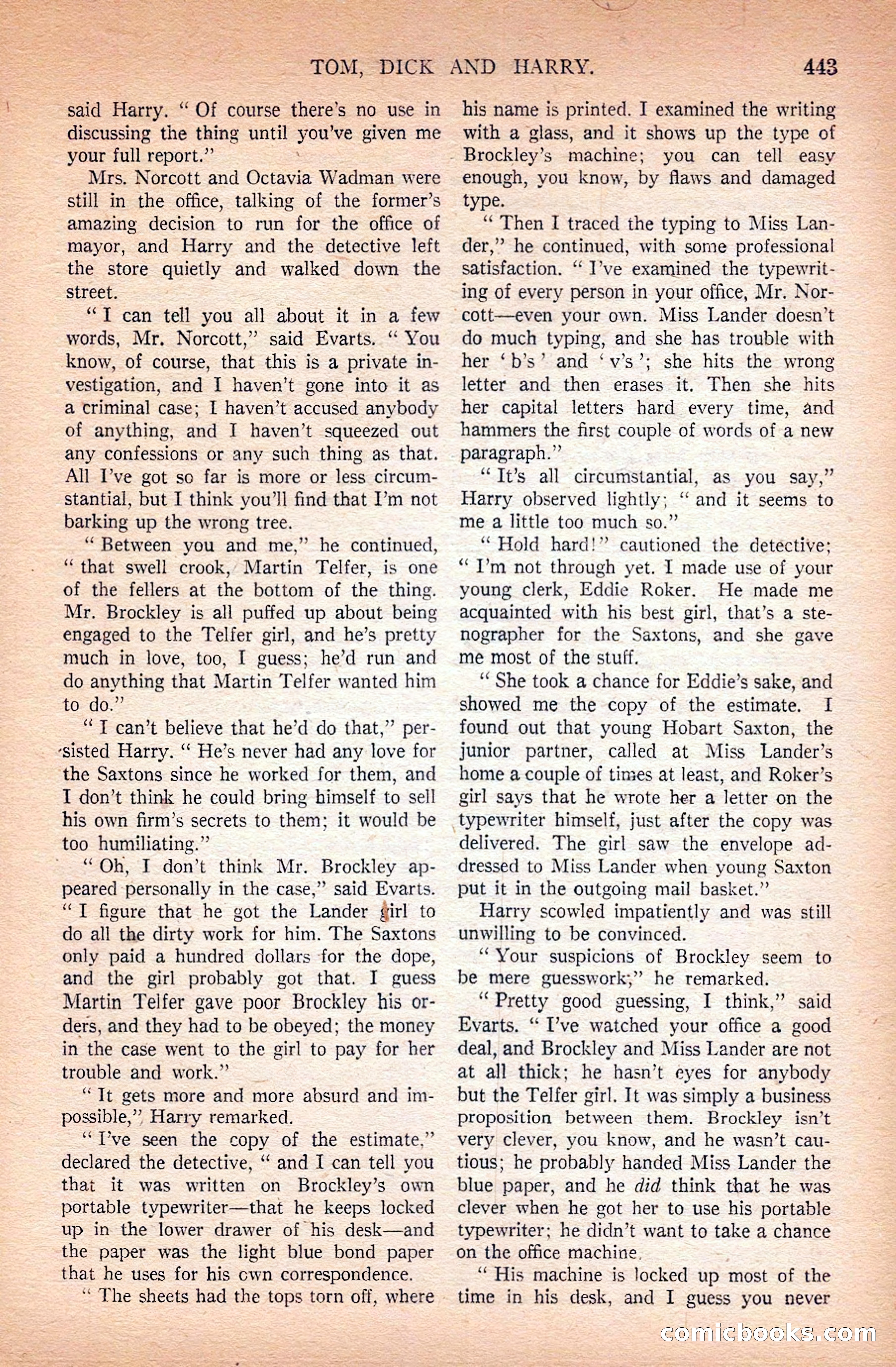 Argosy All-Story Weekly — page 133 of 172