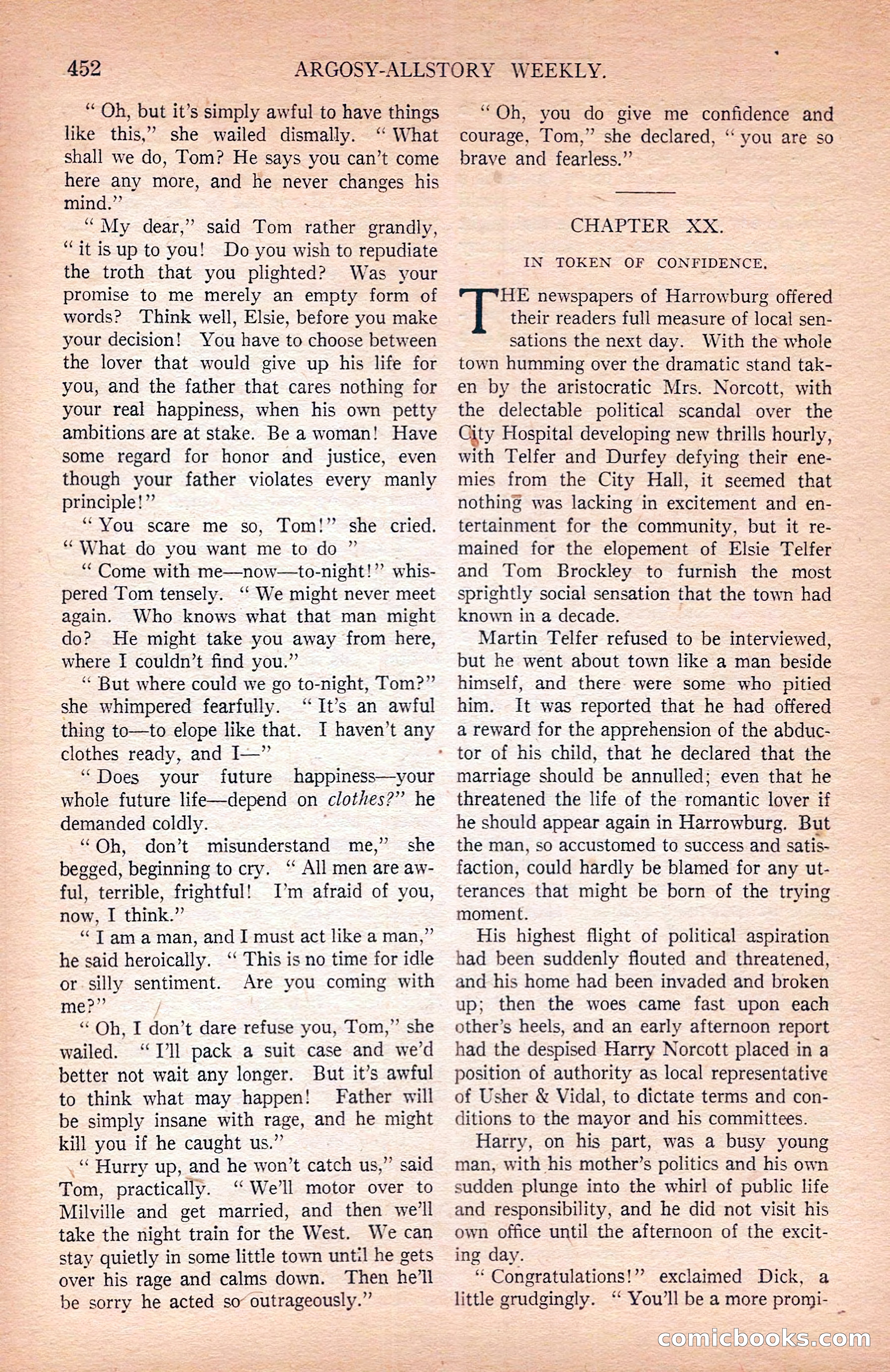 Argosy All-Story Weekly — page 142 of 172