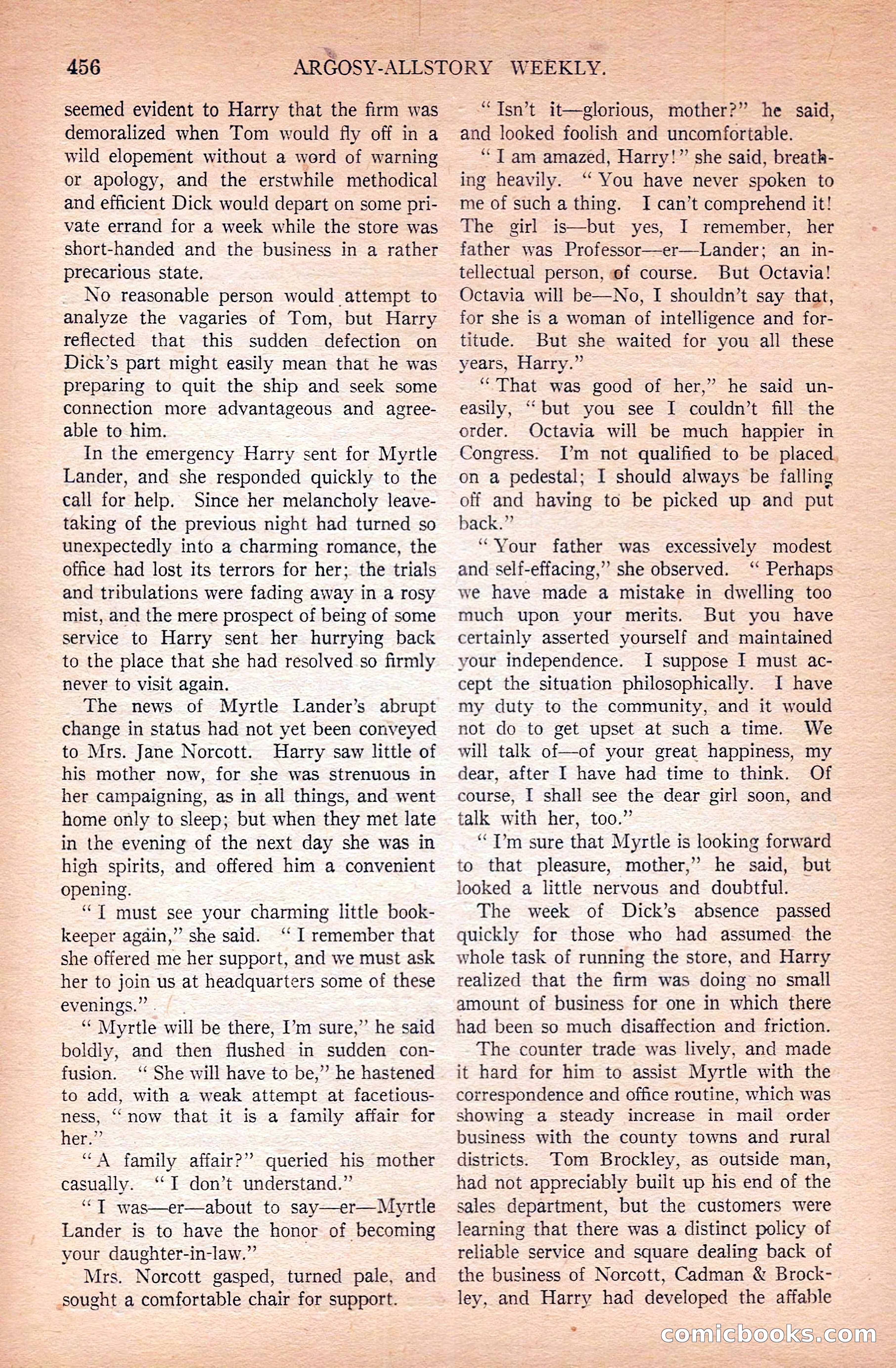 Argosy All-Story Weekly — page 146 of 172