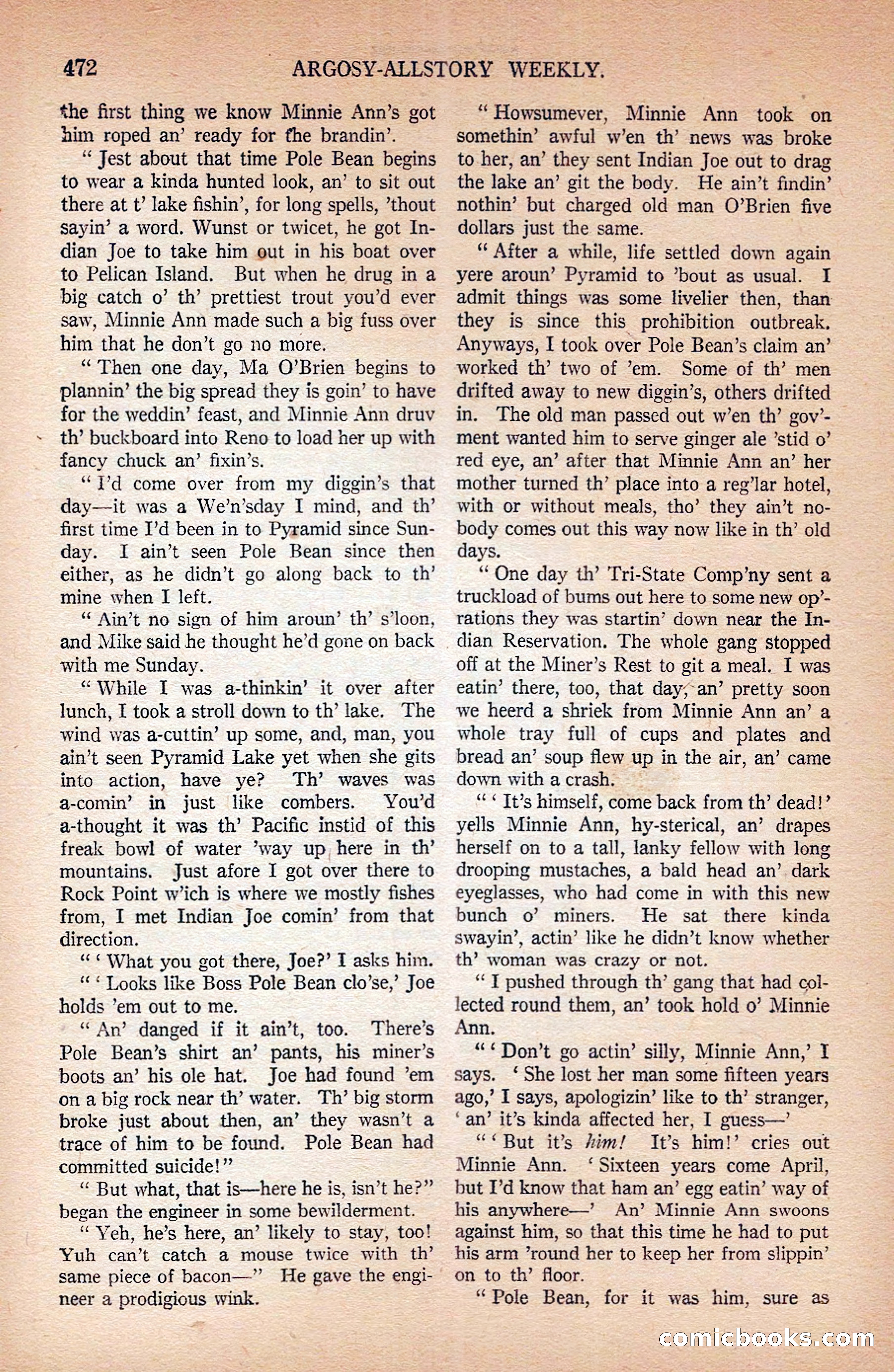 Argosy All-Story Weekly — page 162 of 172