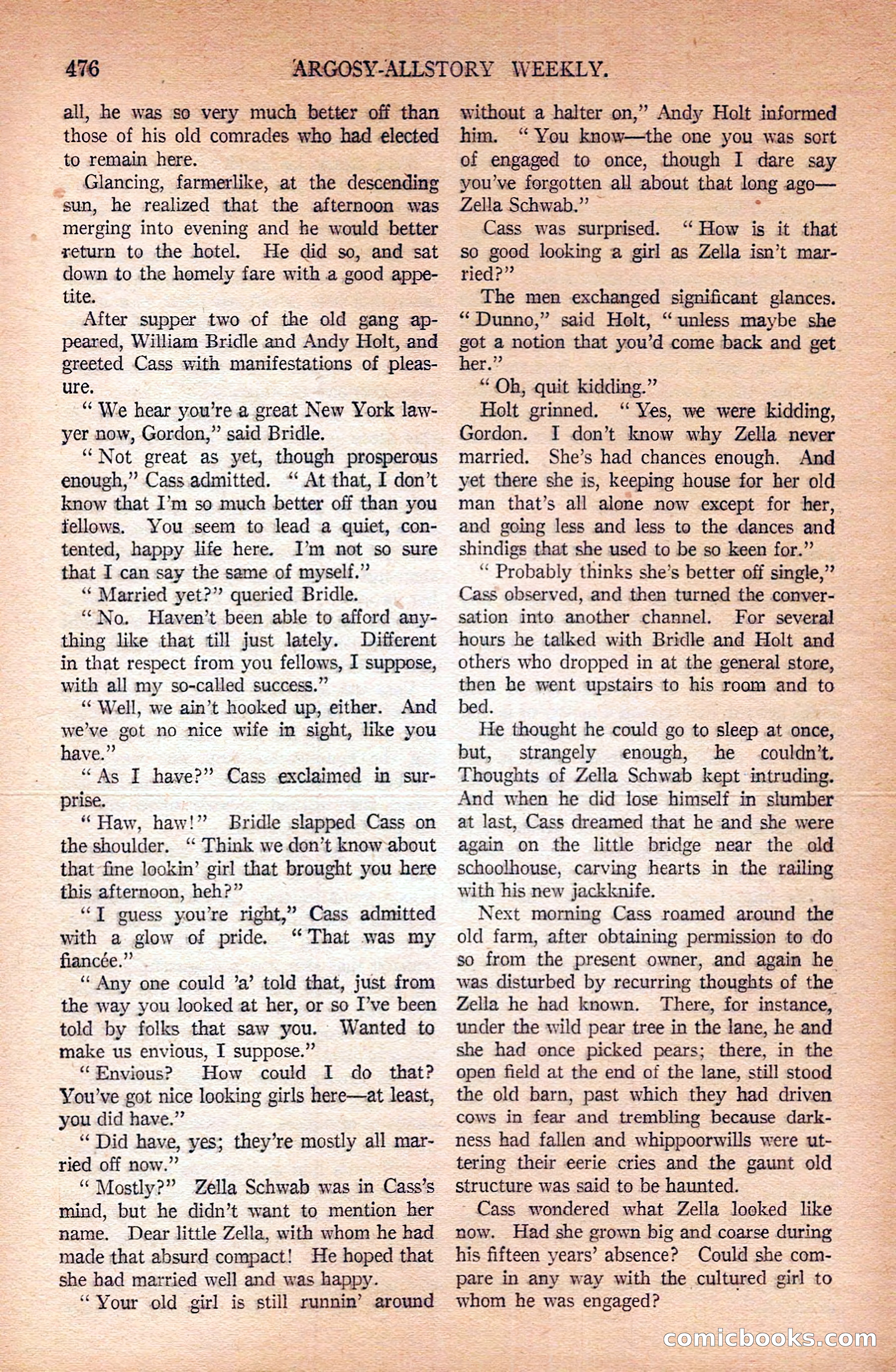 Argosy All-Story Weekly — page 166 of 172