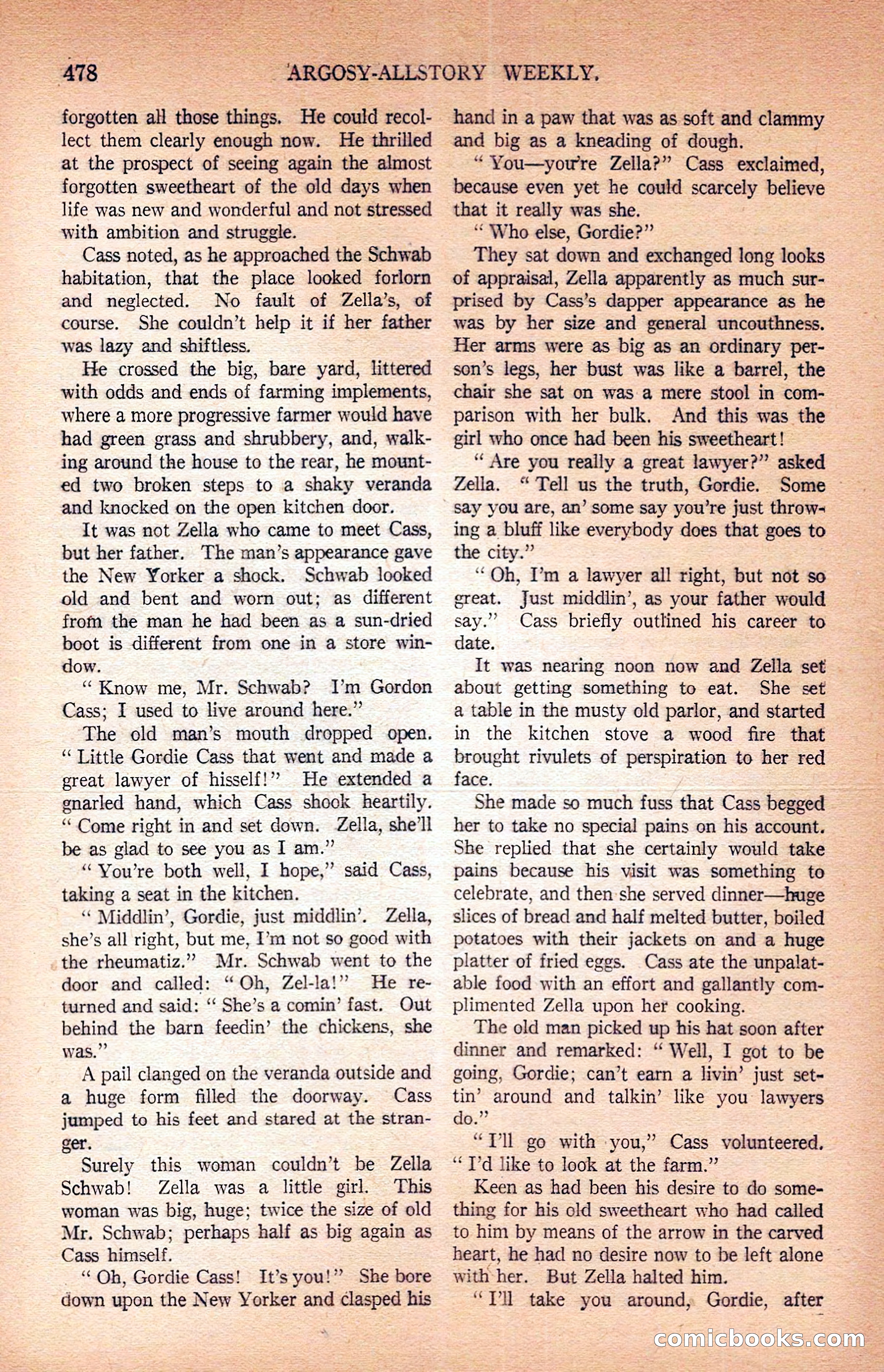 Argosy All-Story Weekly — page 168 of 172