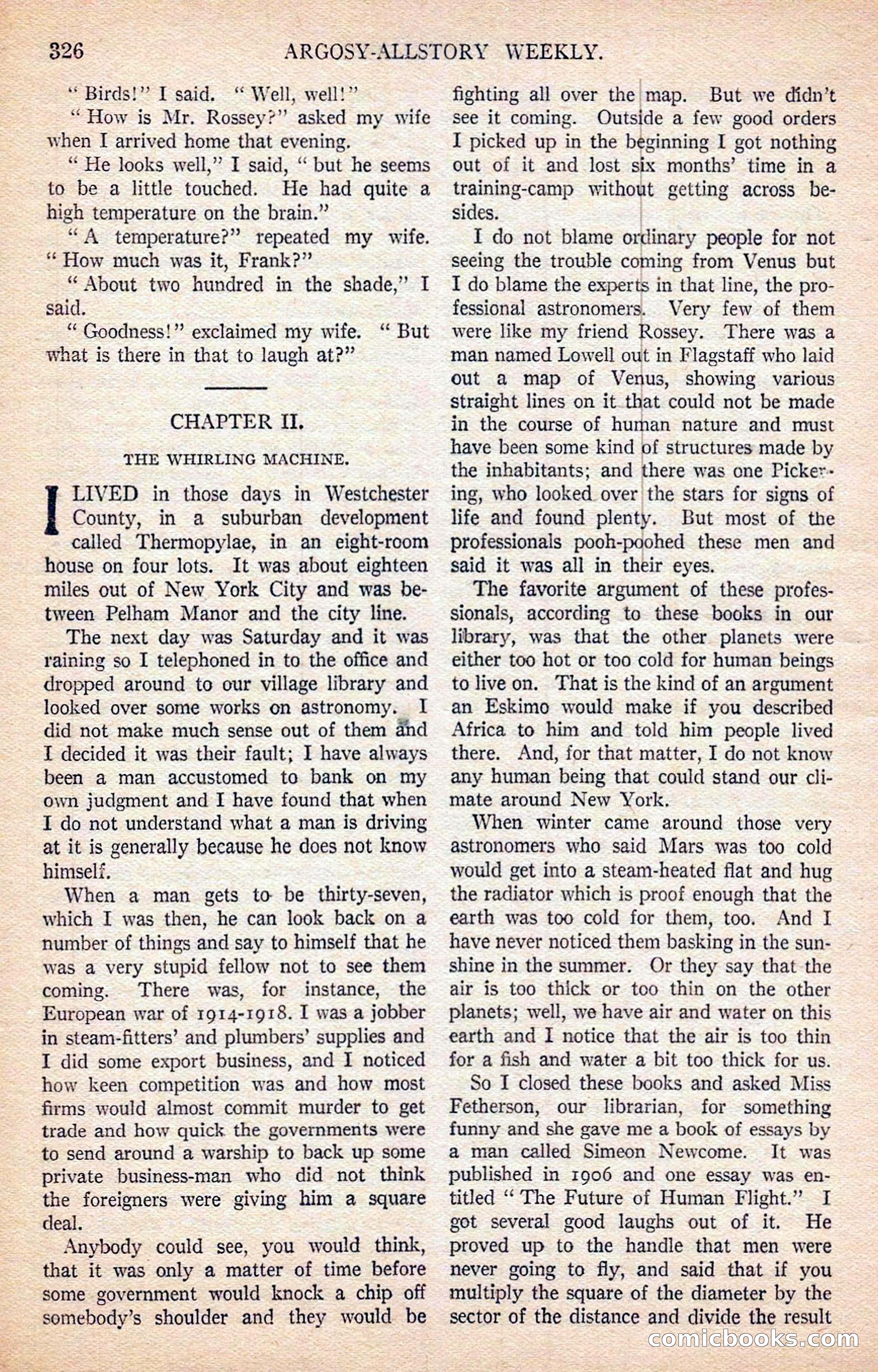 Argosy All-Story Weekly — page 16 of 170