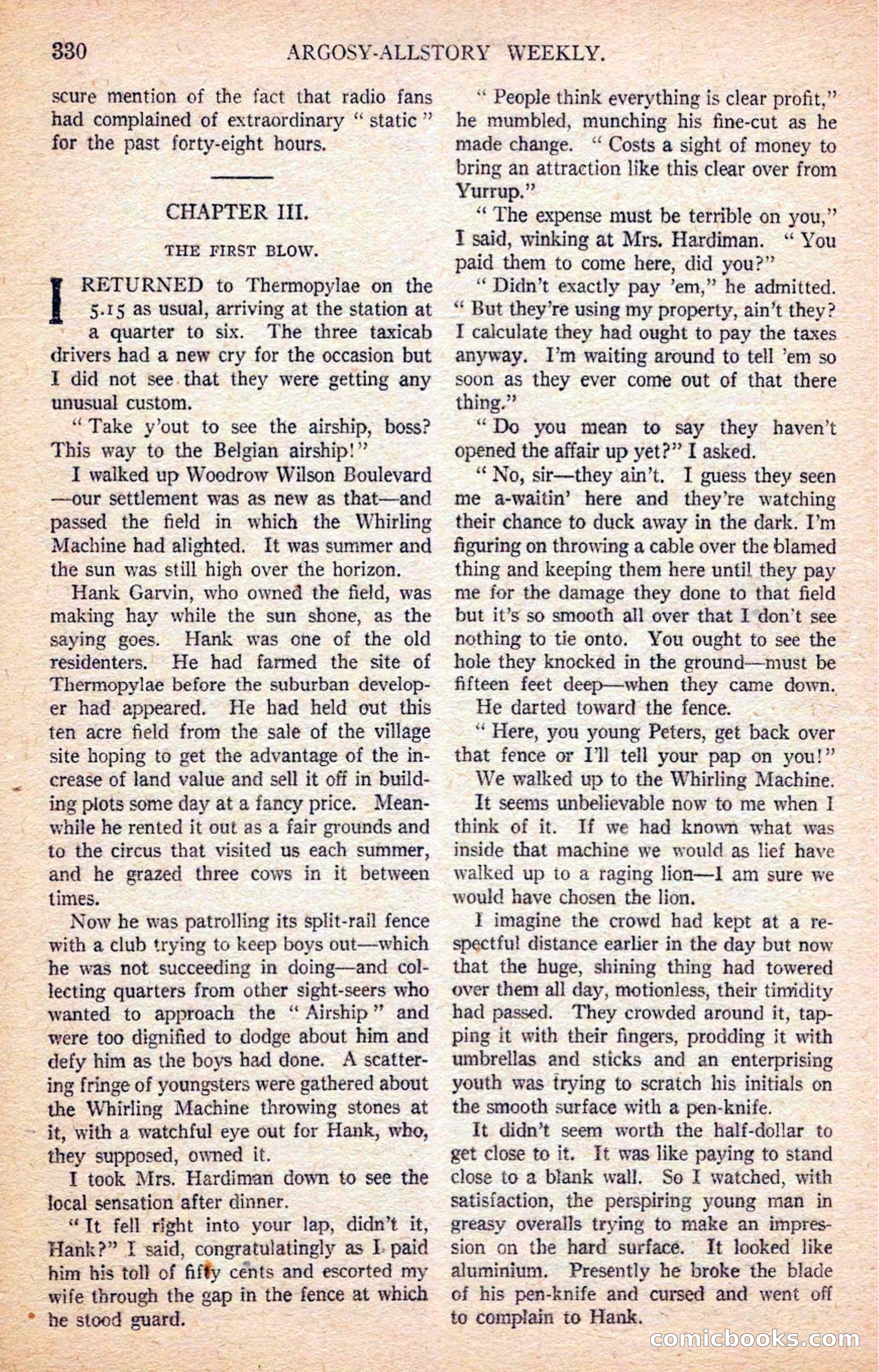 Argosy All-Story Weekly — page 20 of 170