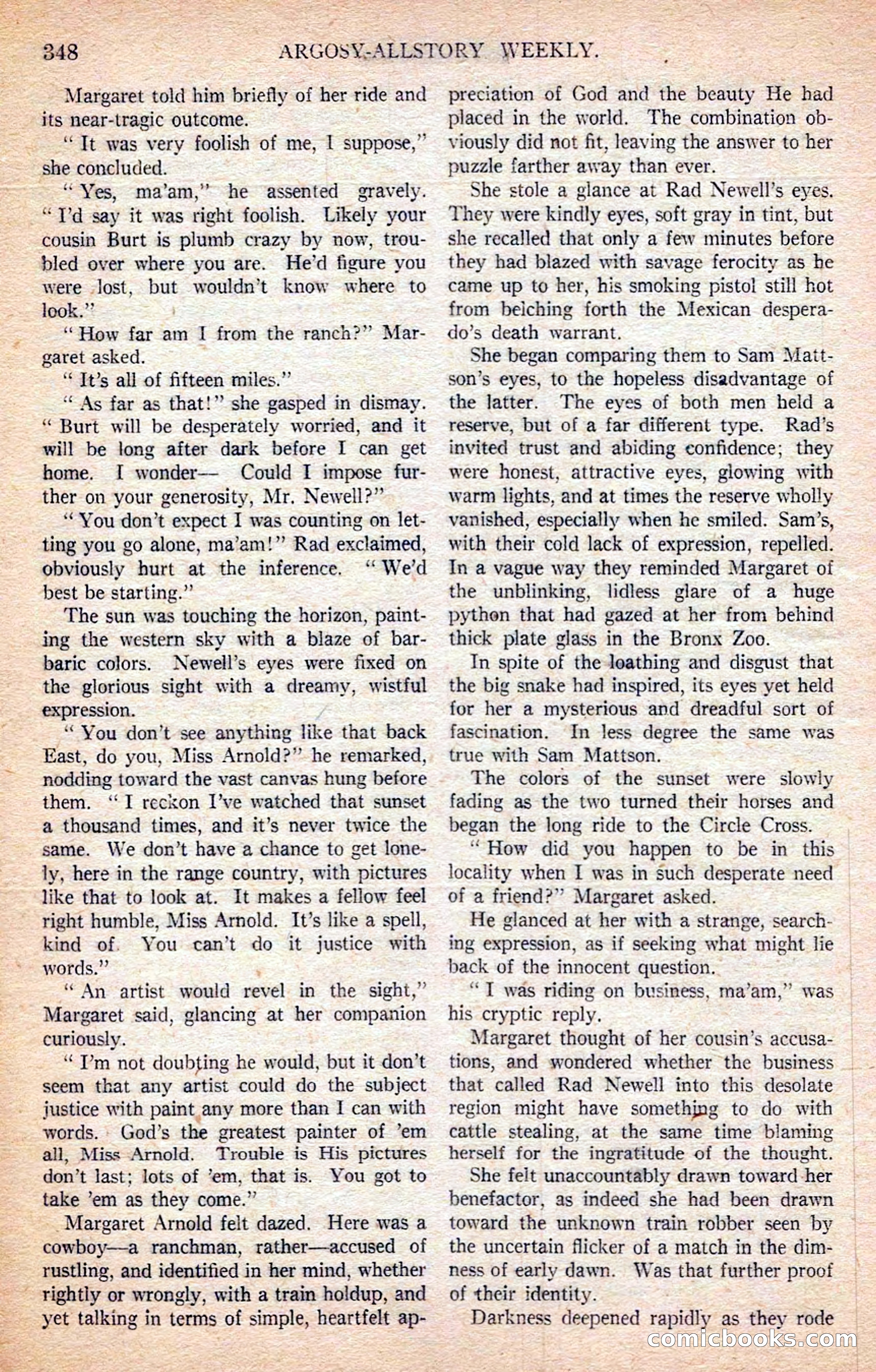 Argosy All-Story Weekly — page 38 of 170