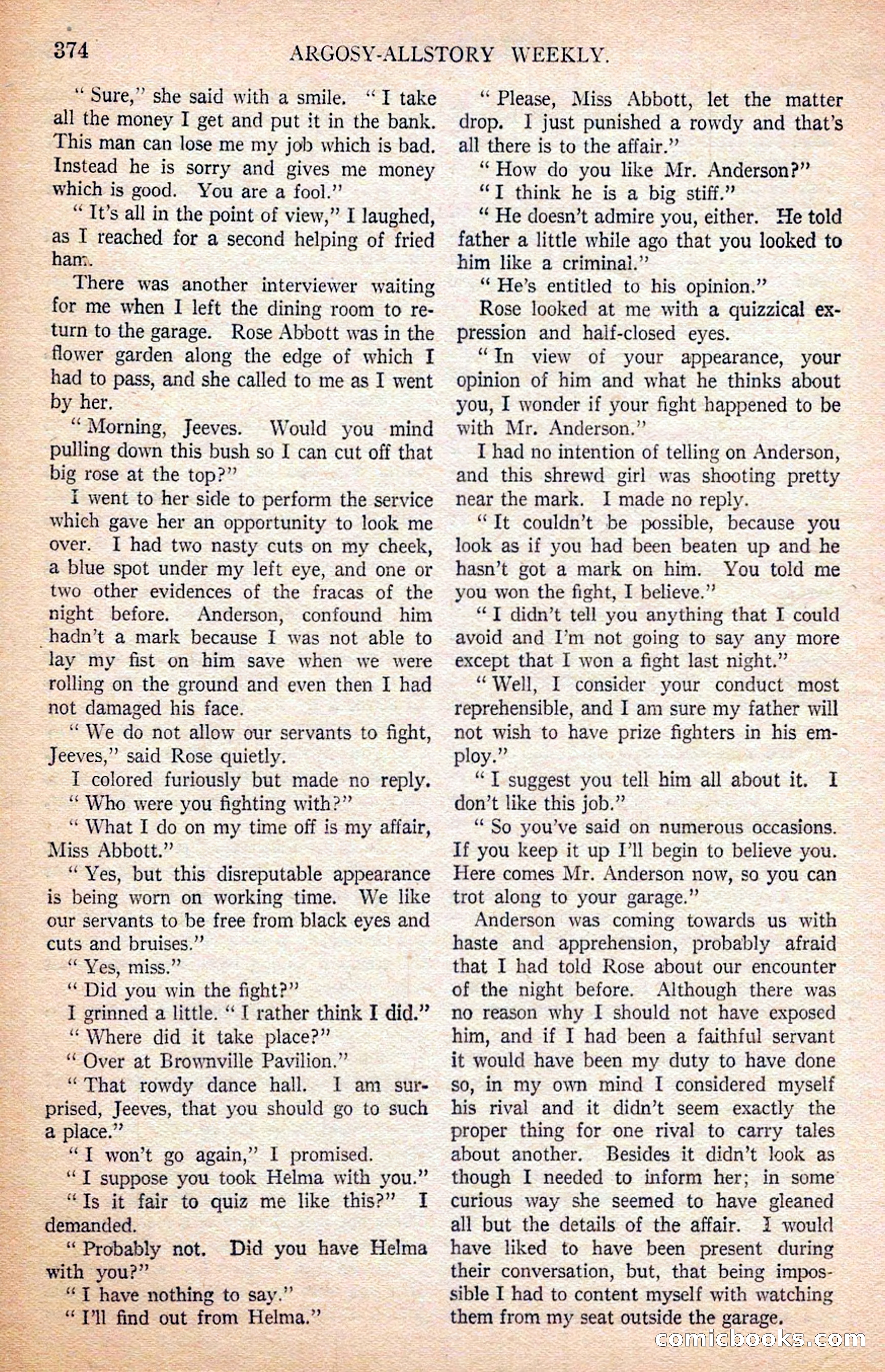 Argosy All-Story Weekly — page 64 of 170