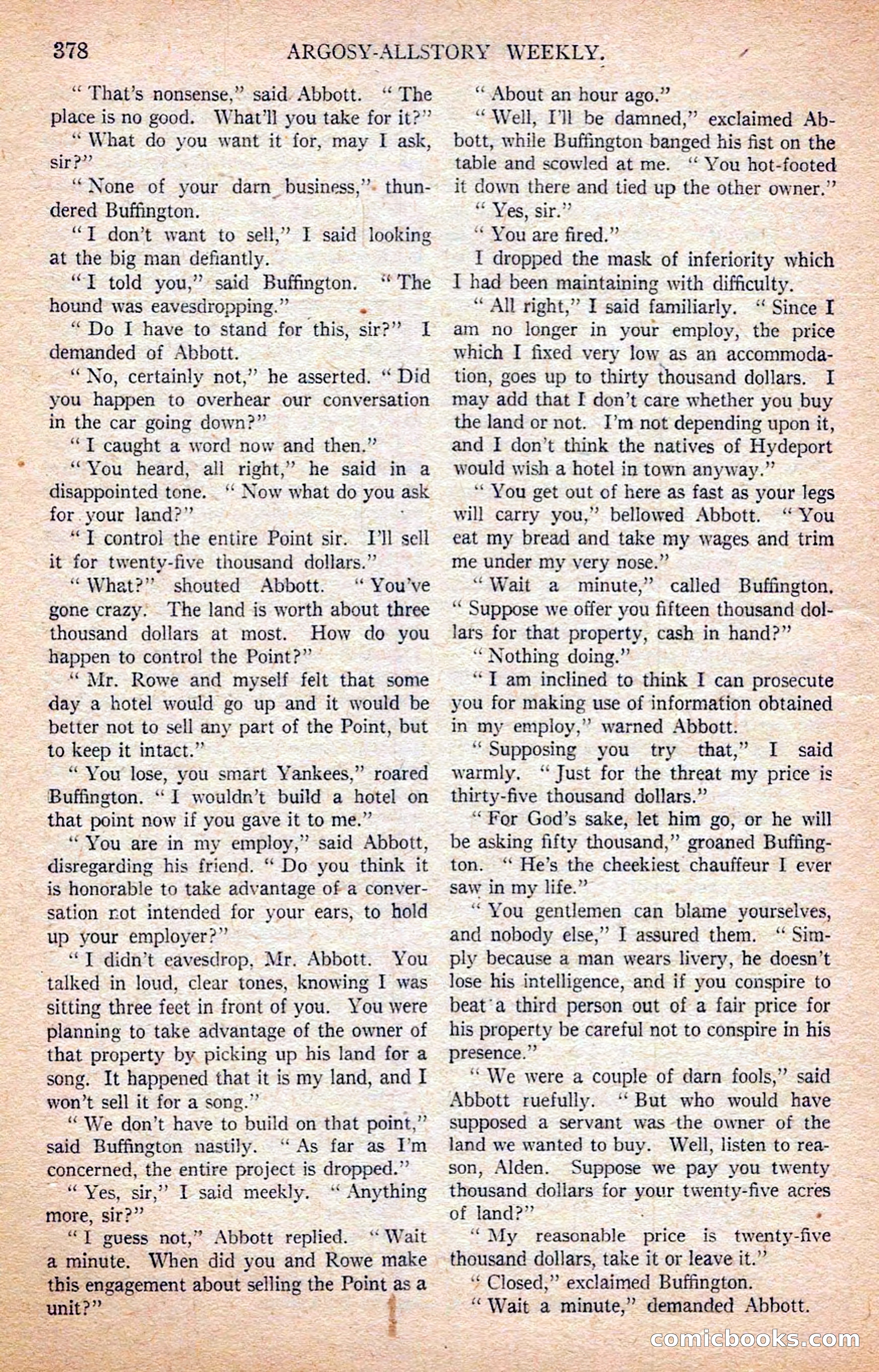 Argosy All-Story Weekly — page 68 of 170