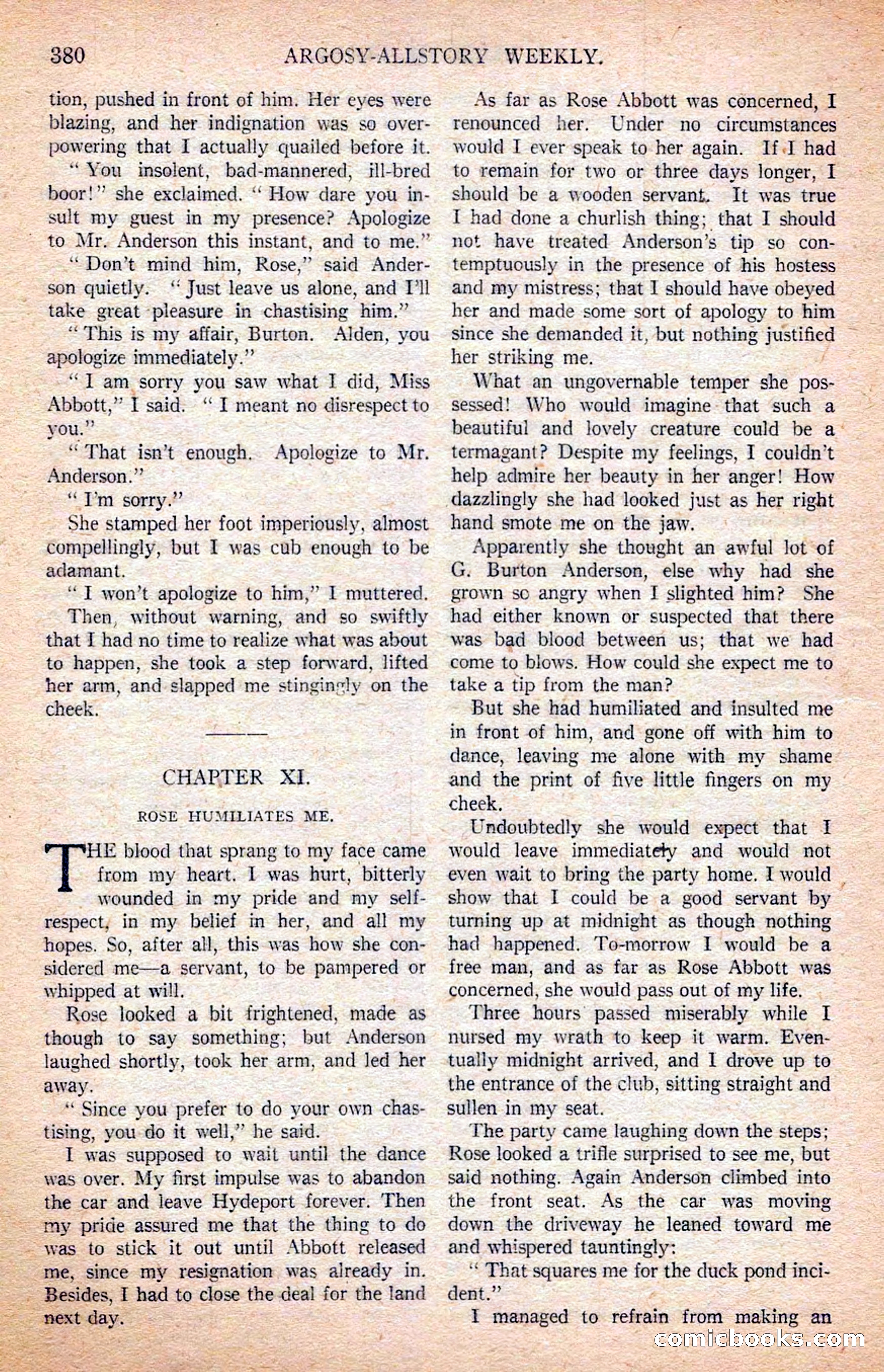 Argosy All-Story Weekly — page 70 of 170