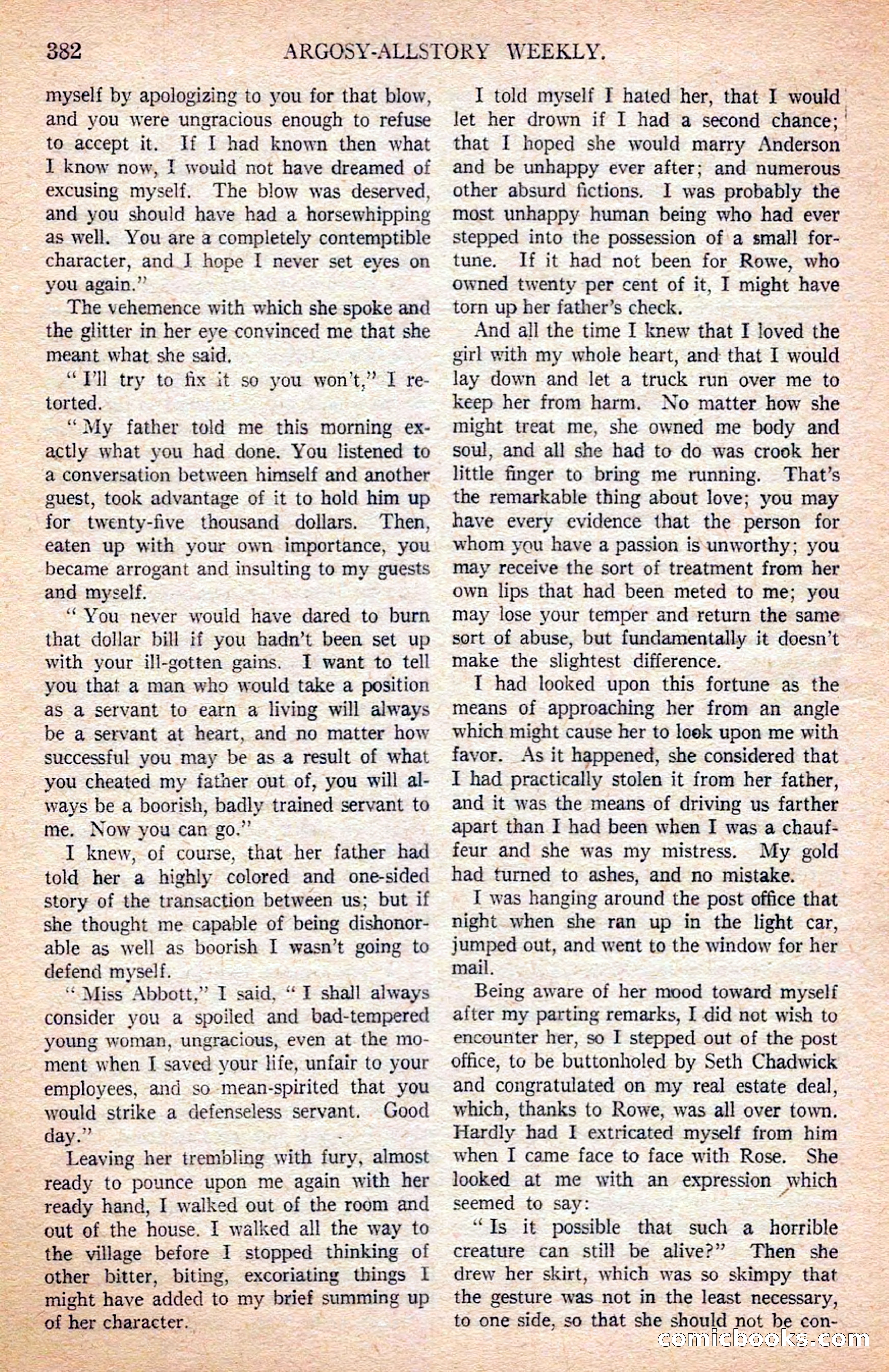 Argosy All-Story Weekly — page 72 of 170