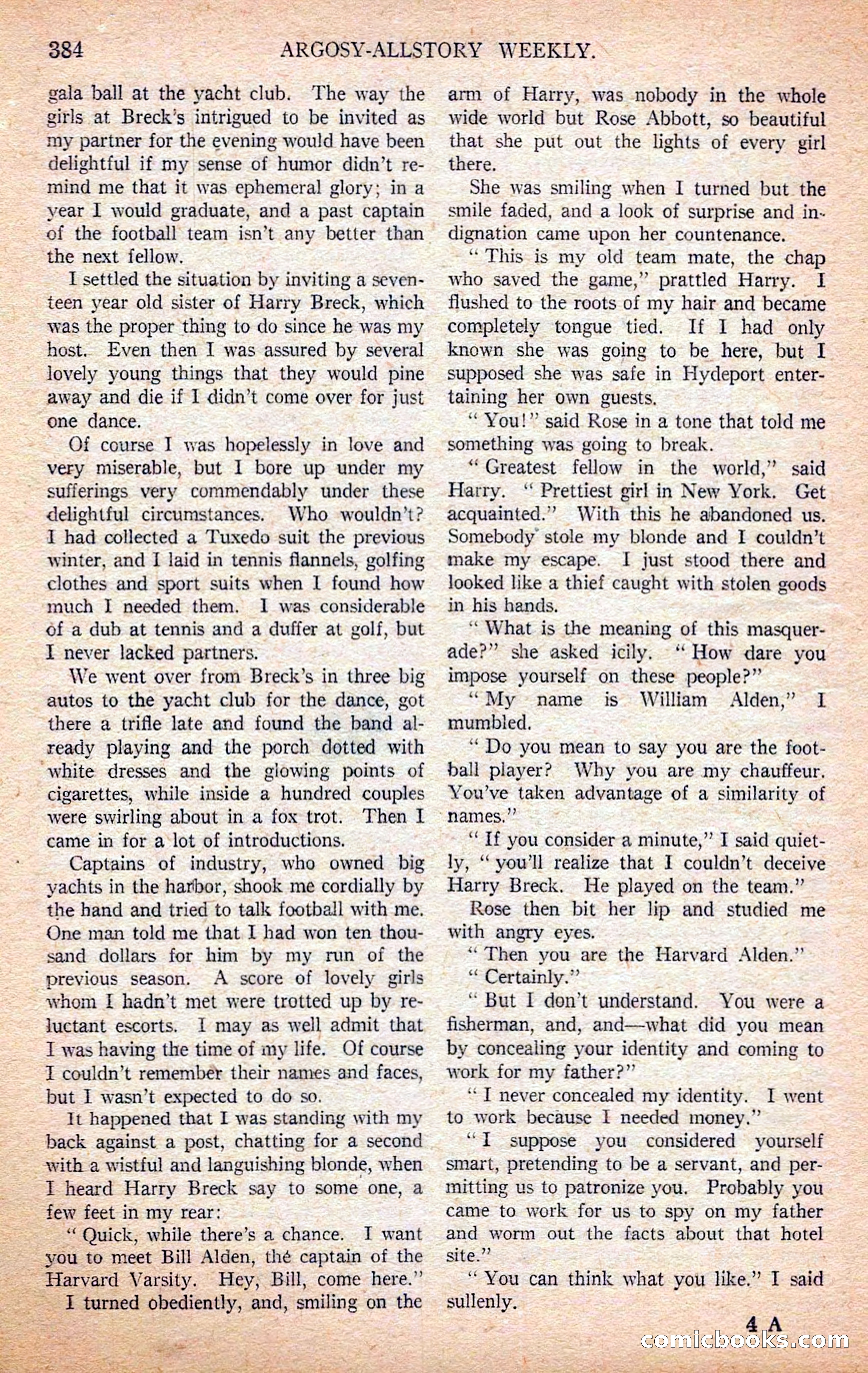 Argosy All-Story Weekly — page 74 of 170