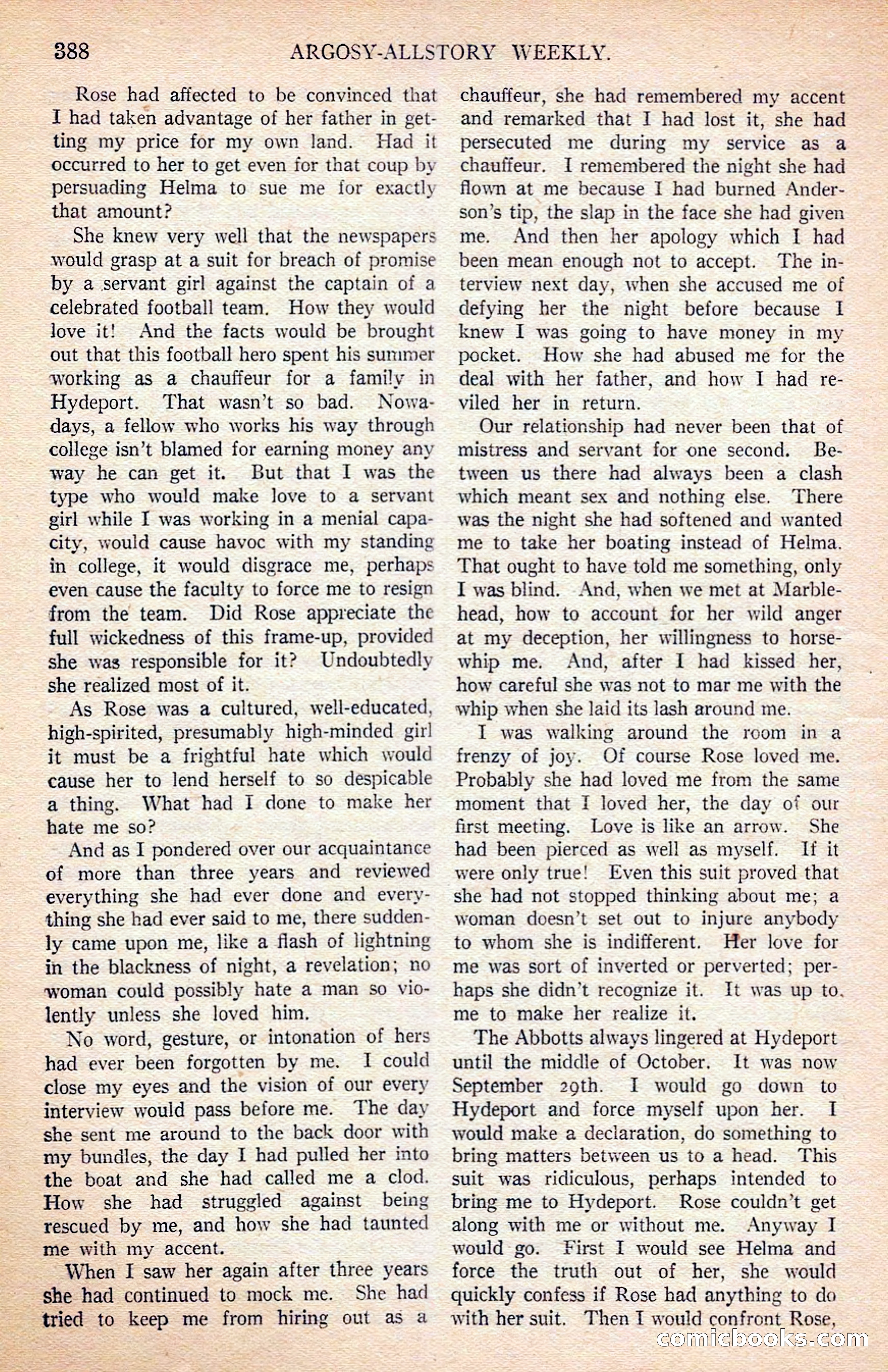 Argosy All-Story Weekly — page 78 of 170