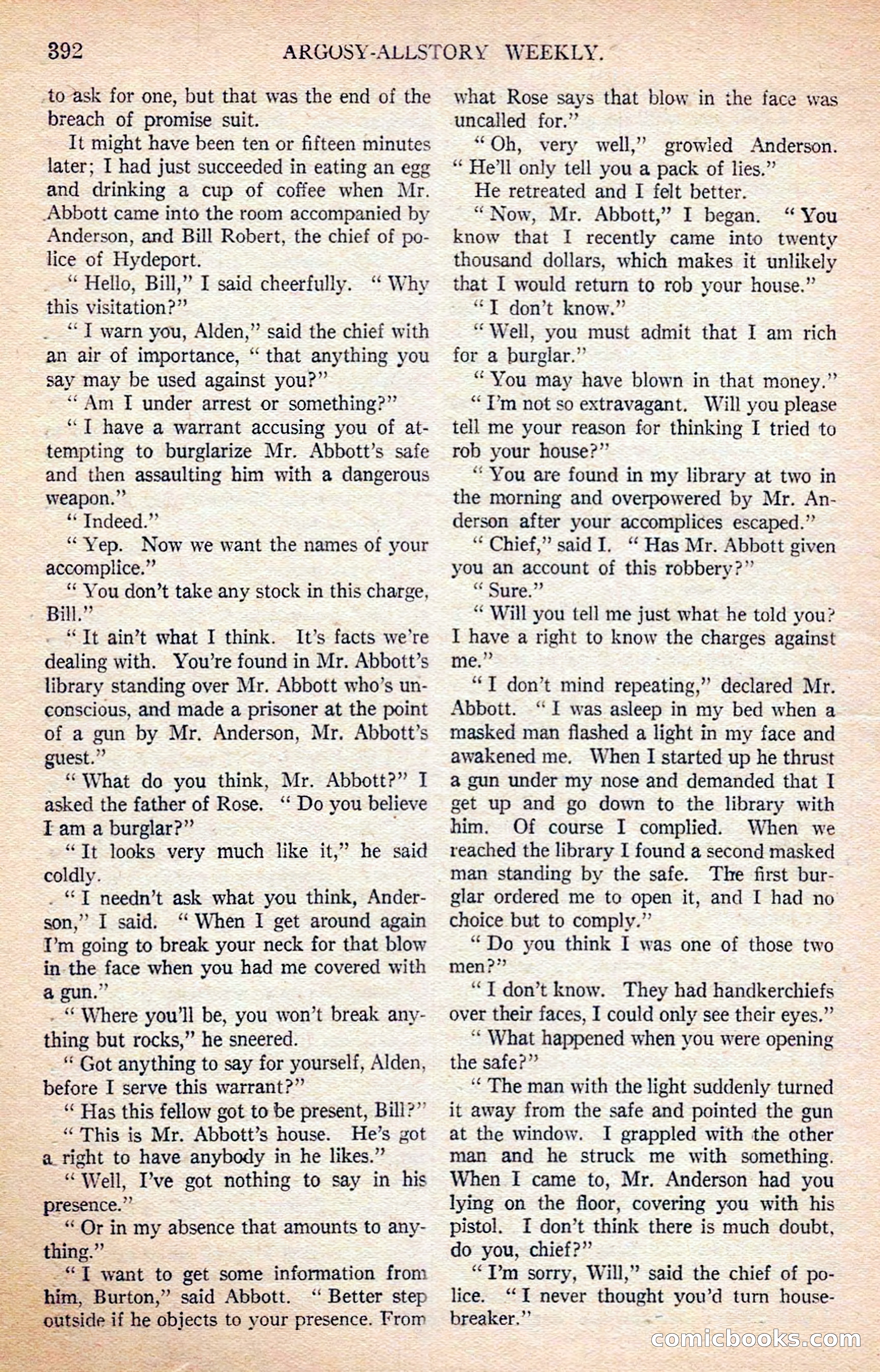 Argosy All-Story Weekly — page 82 of 170