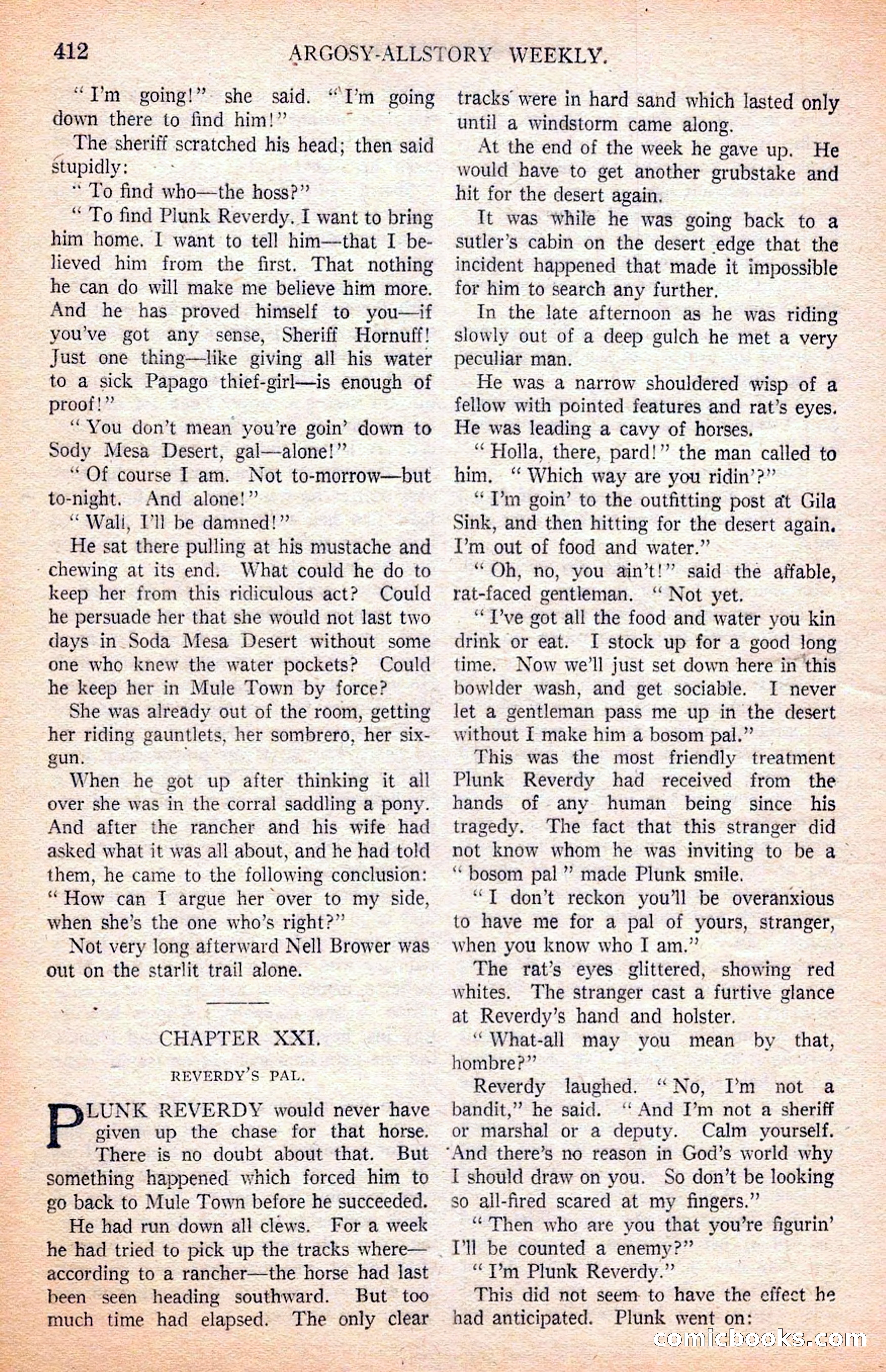 Argosy All-Story Weekly — page 102 of 170