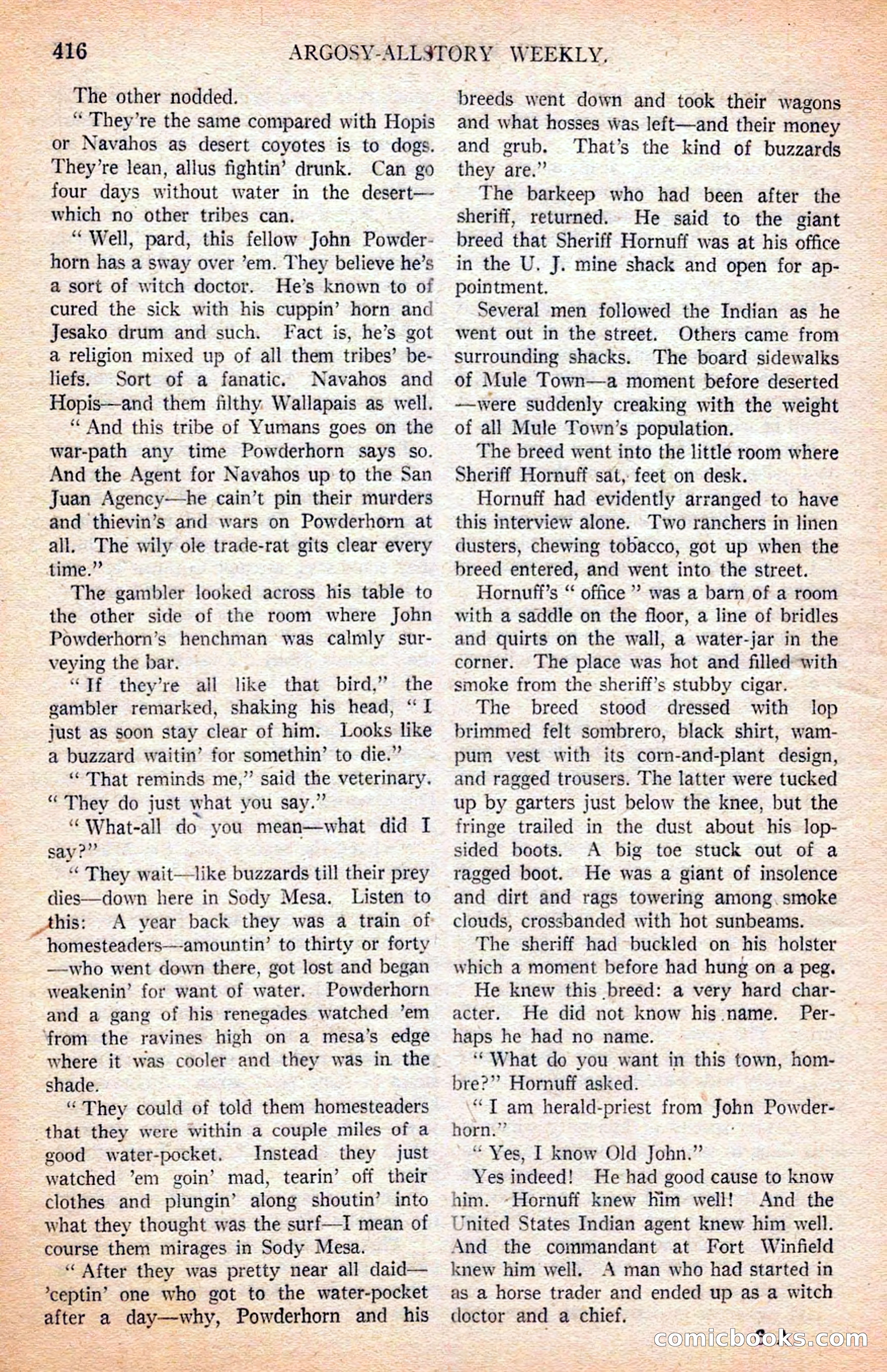 Argosy All-Story Weekly — page 106 of 170