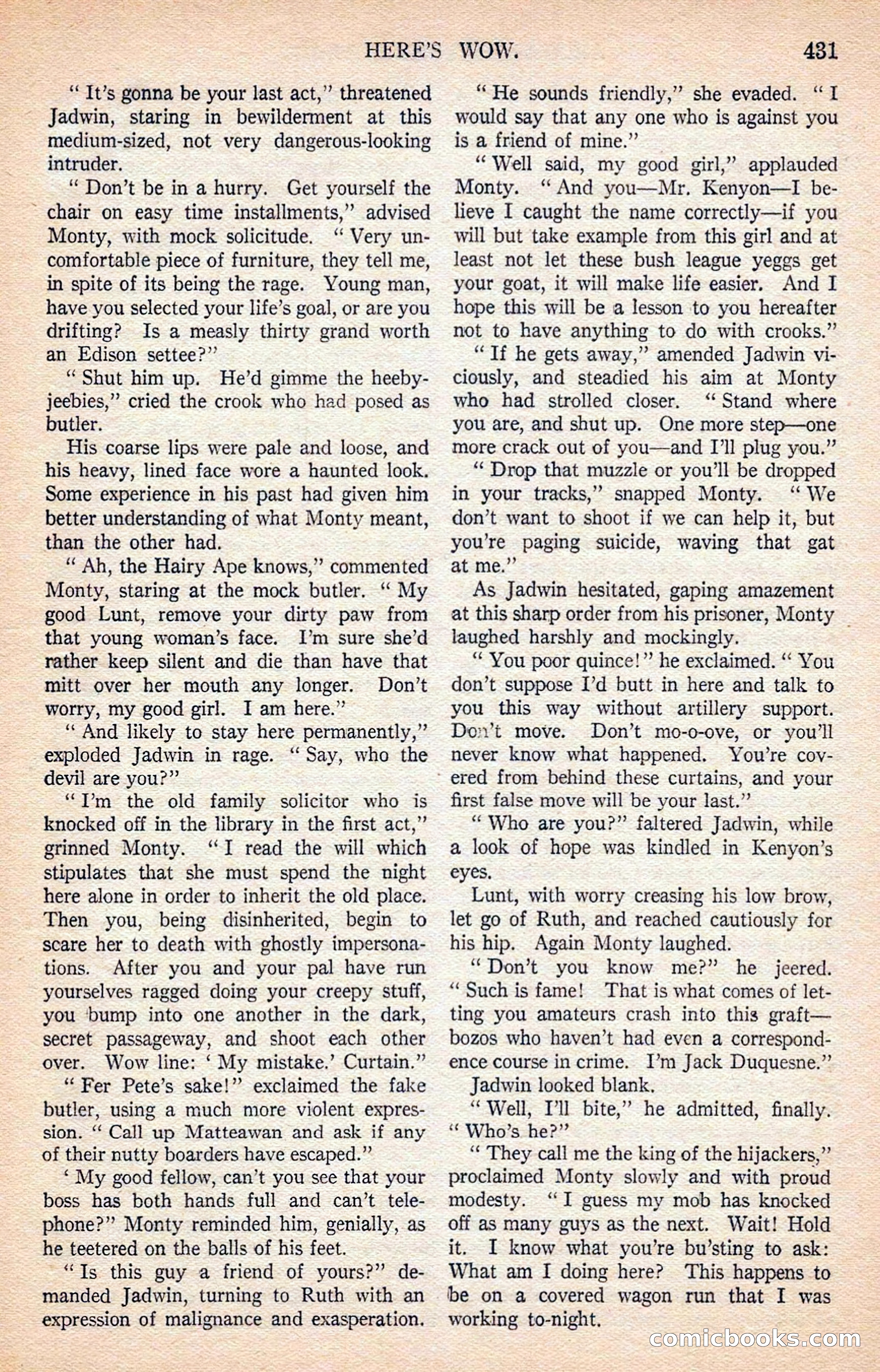 Argosy All-Story Weekly — page 121 of 170