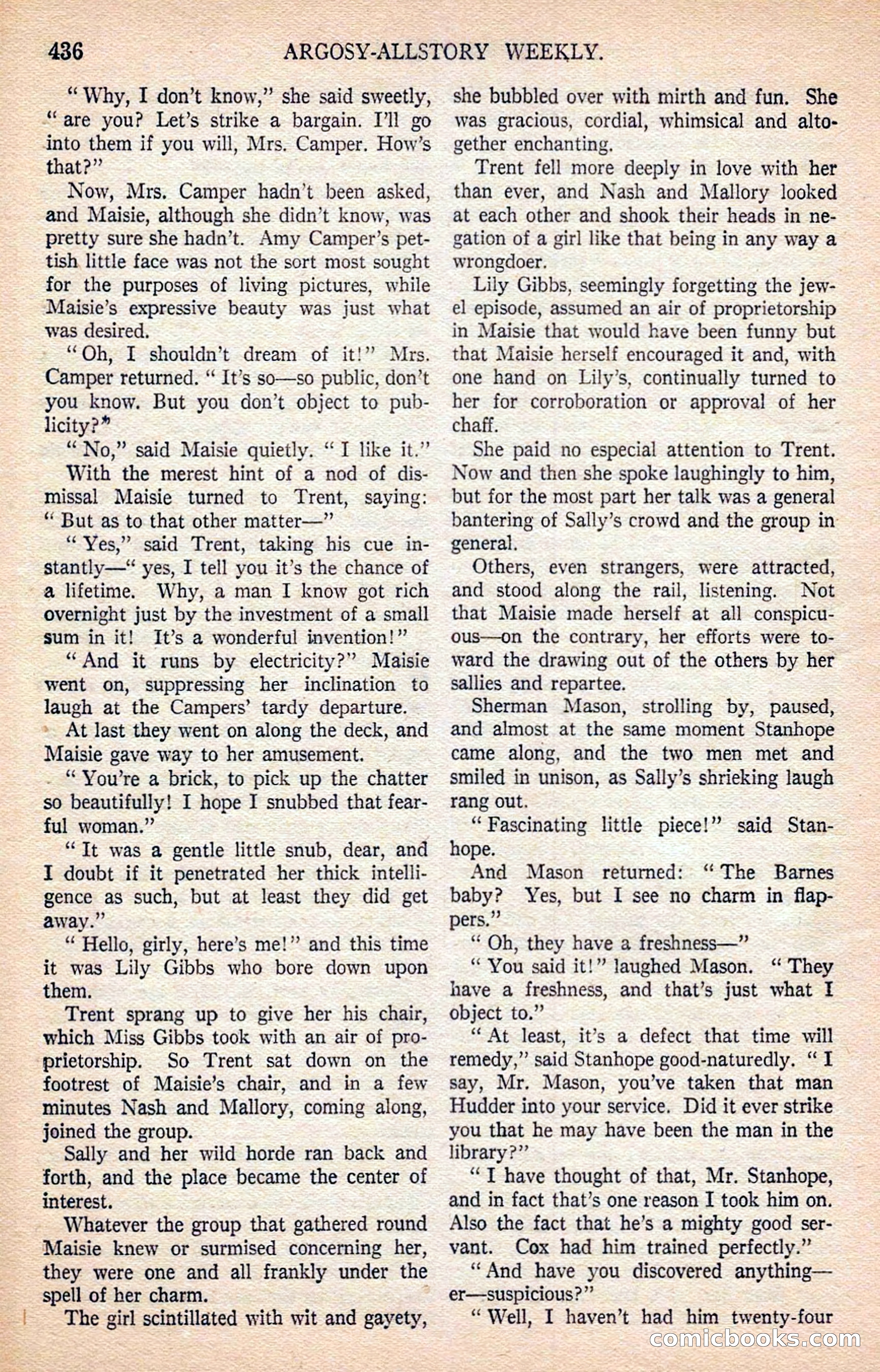 Argosy All-Story Weekly — page 126 of 170