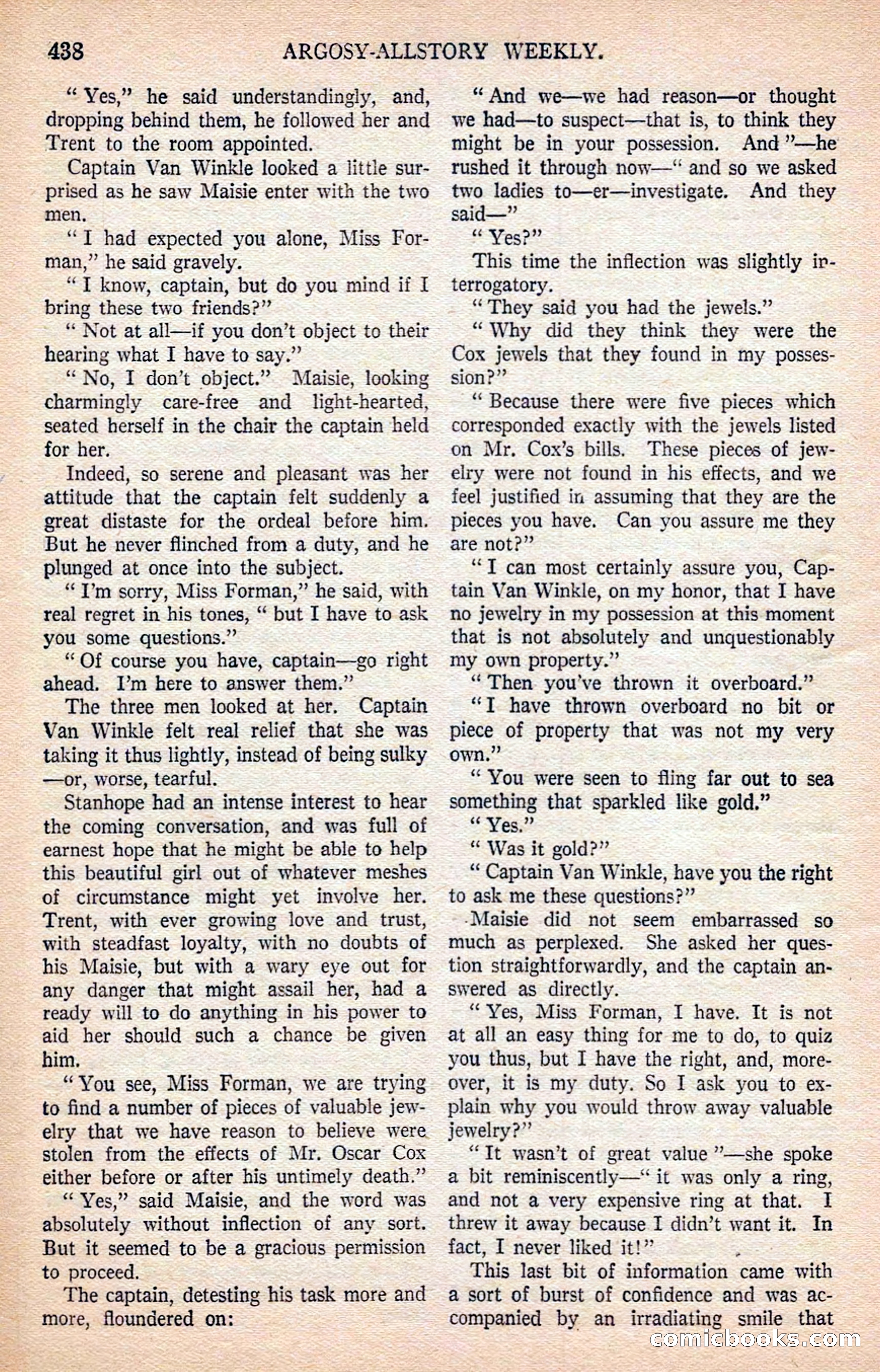Argosy All-Story Weekly — page 128 of 170