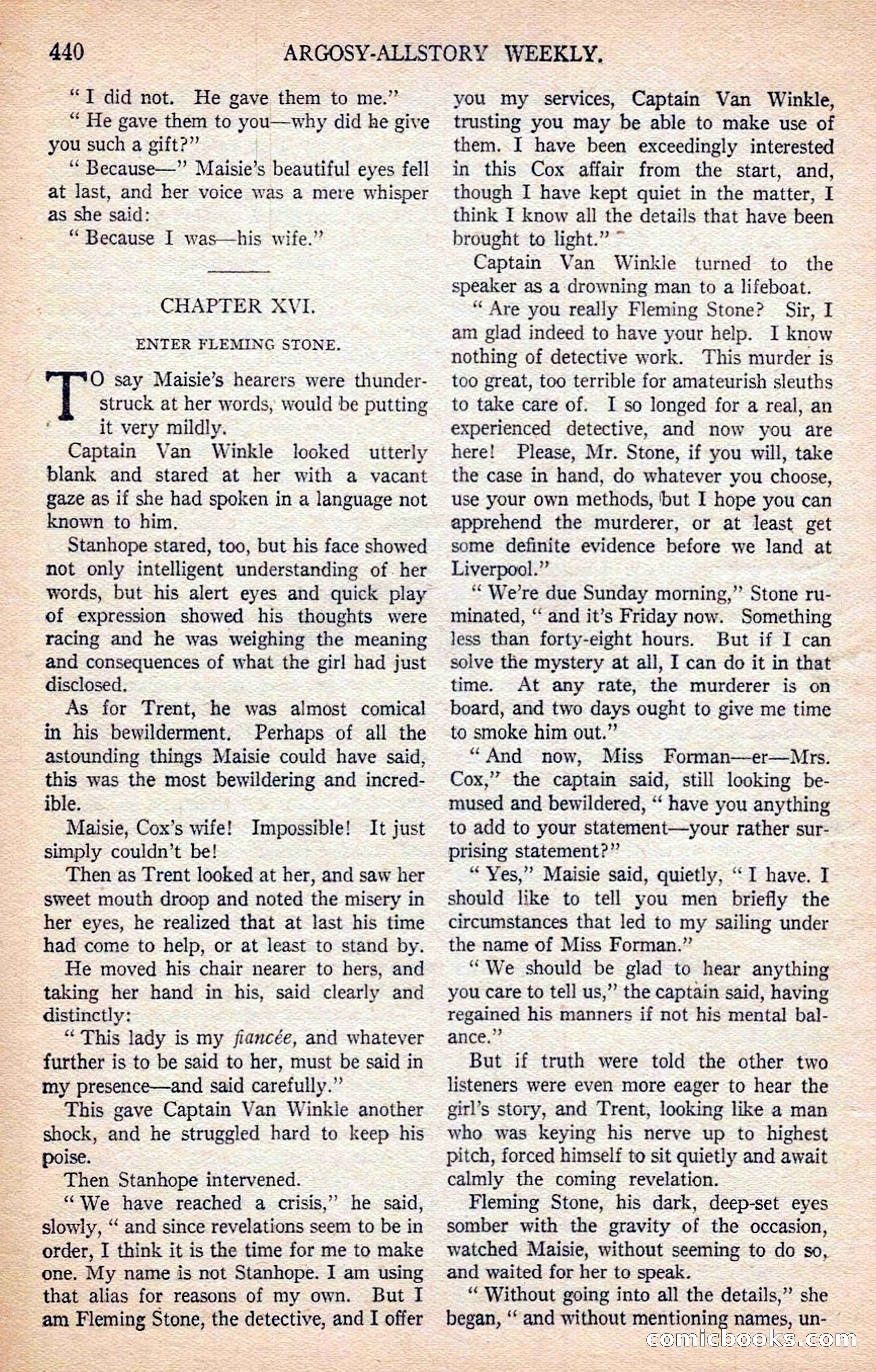 Argosy All-Story Weekly — page 130 of 170