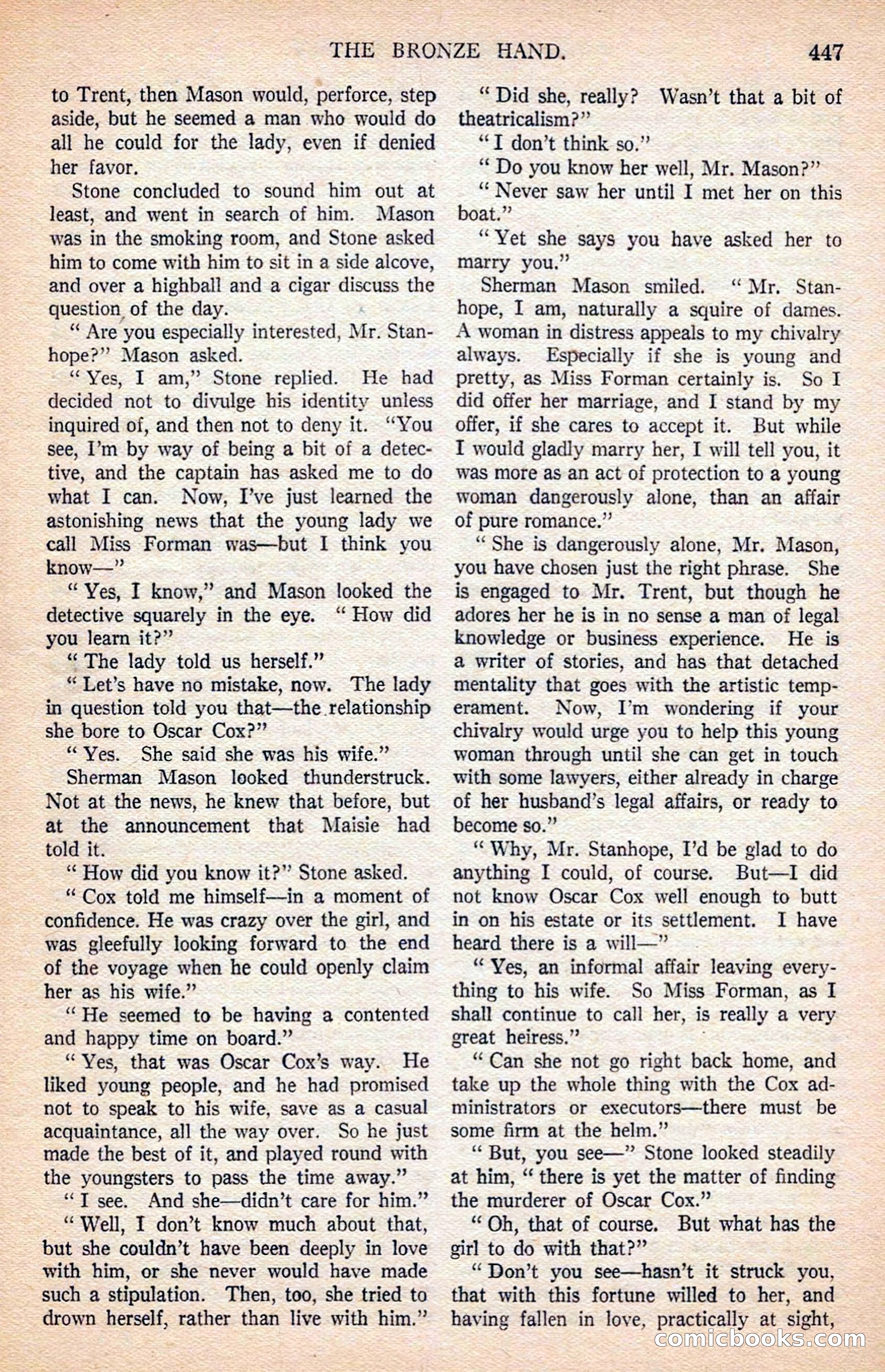 Argosy All-Story Weekly — page 137 of 170