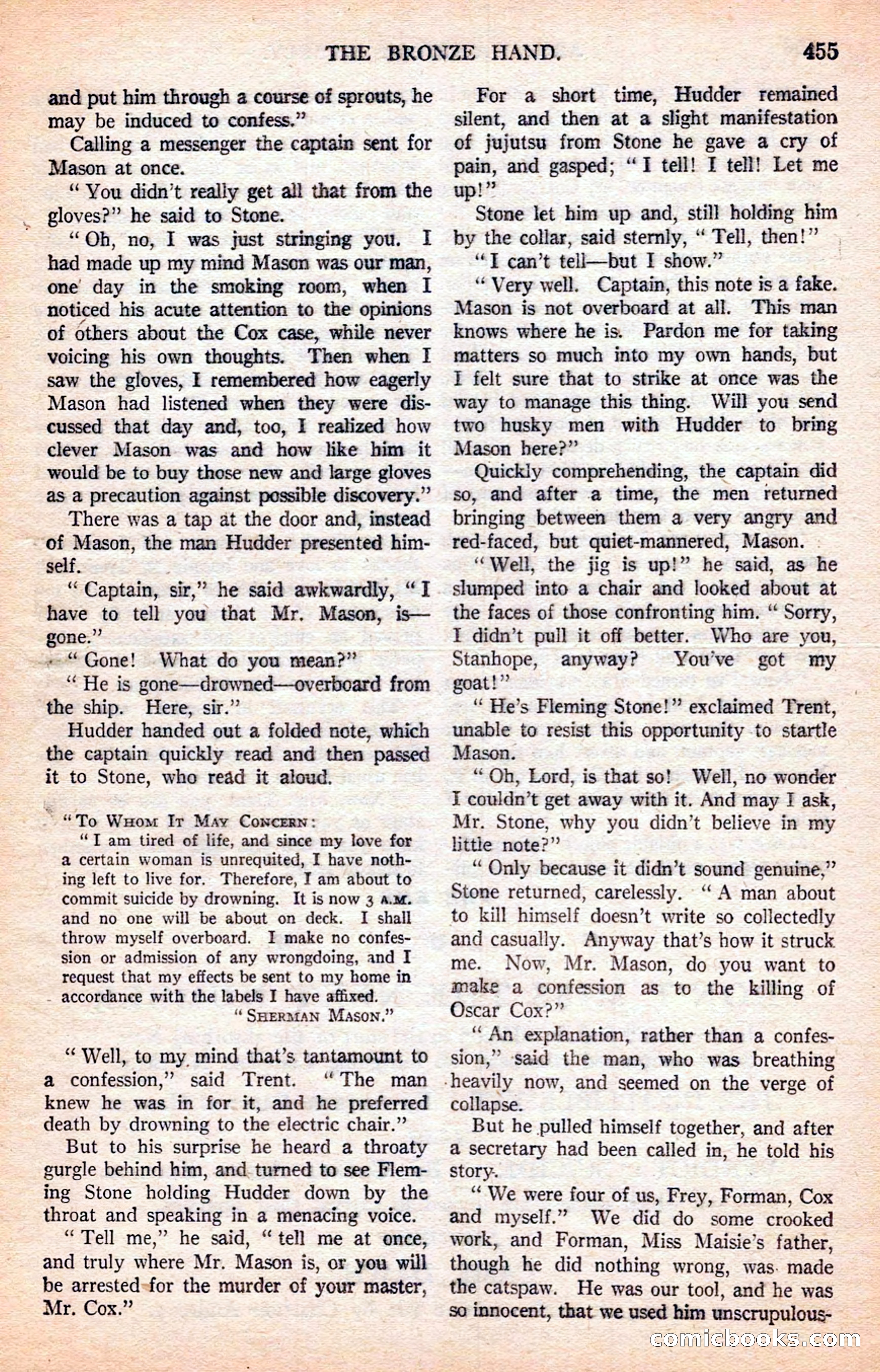 Argosy All-Story Weekly — page 145 of 170