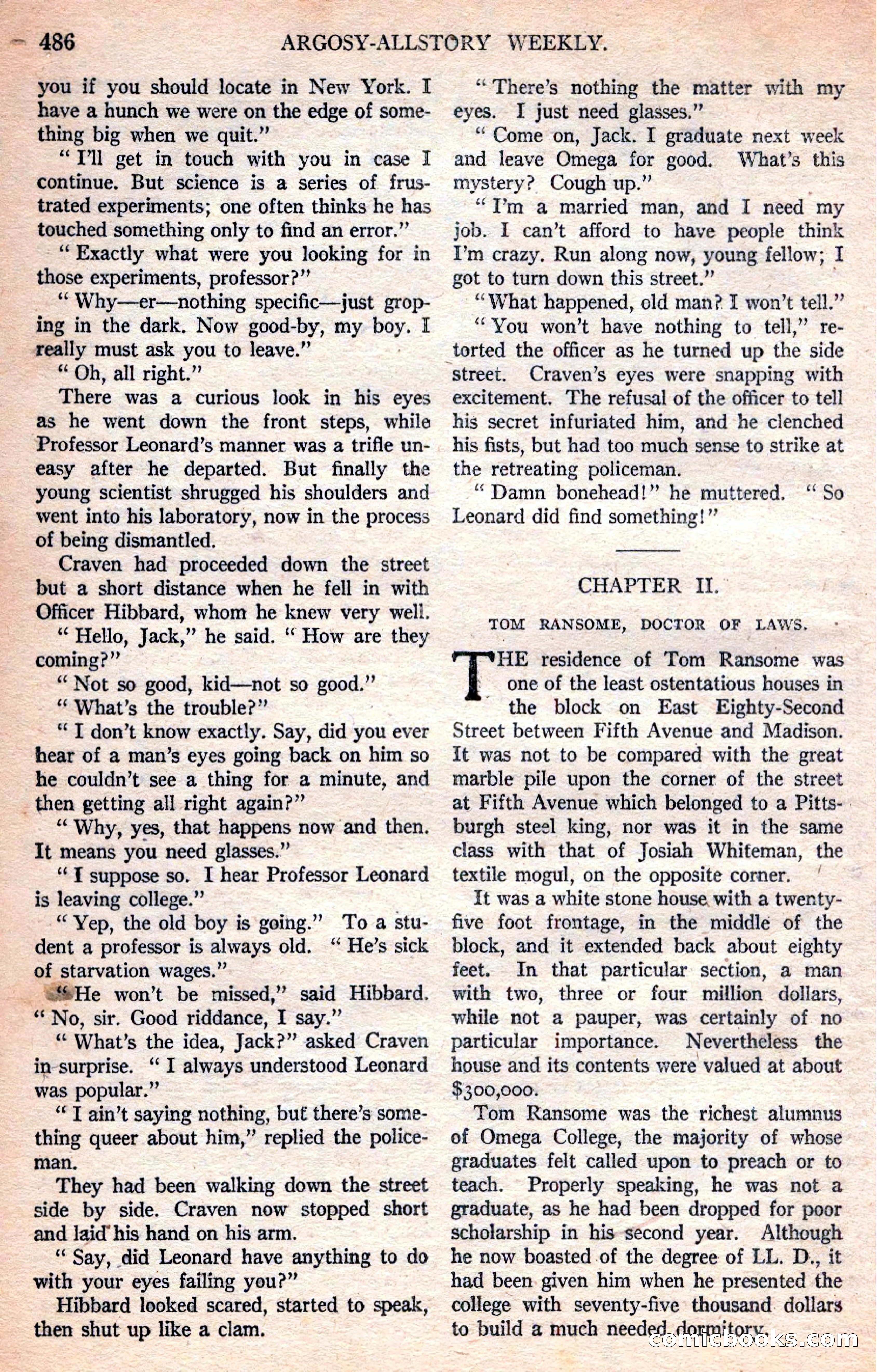 Argosy All-Story Weekly — page 16 of 170