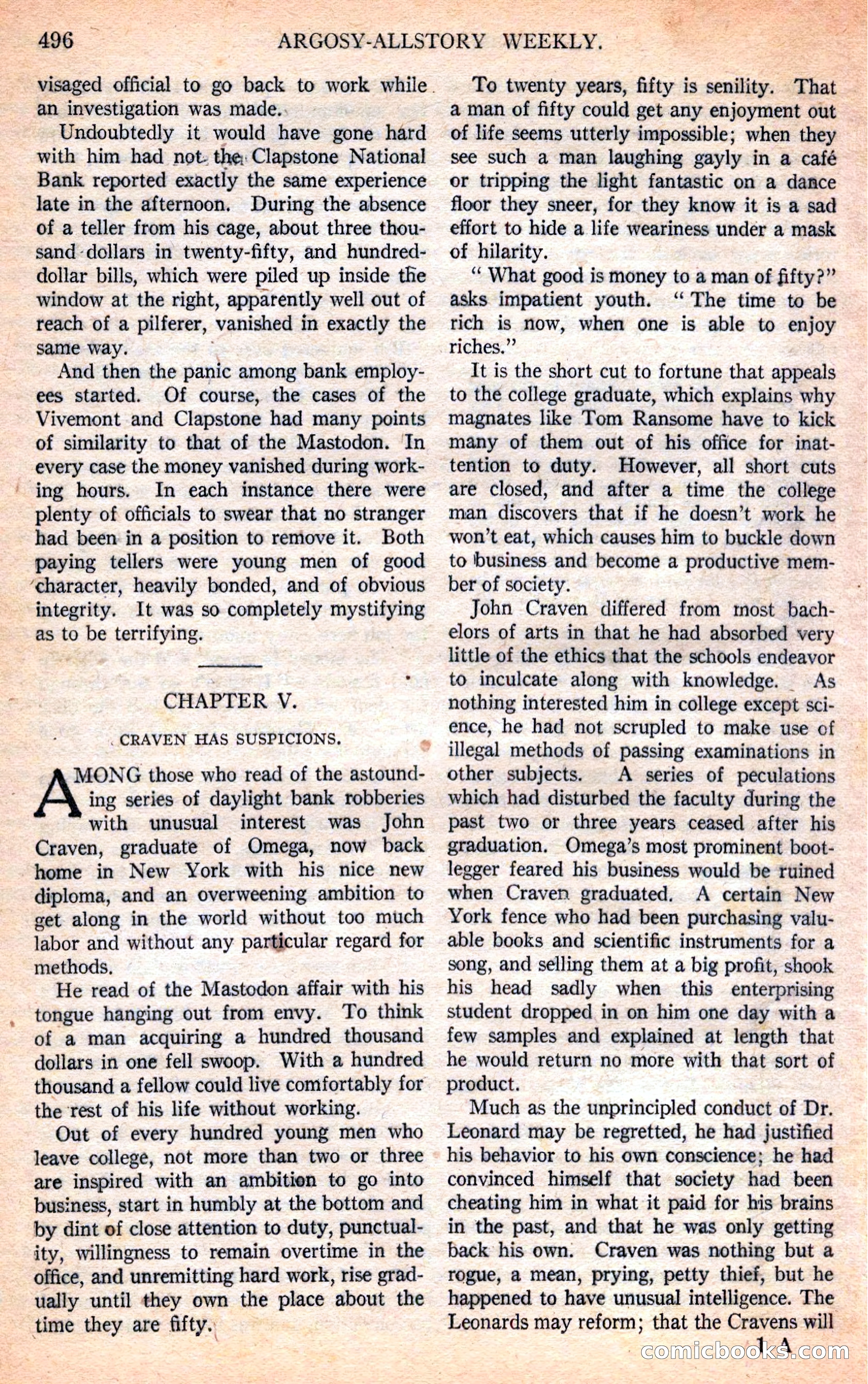 Argosy All-Story Weekly — page 26 of 170