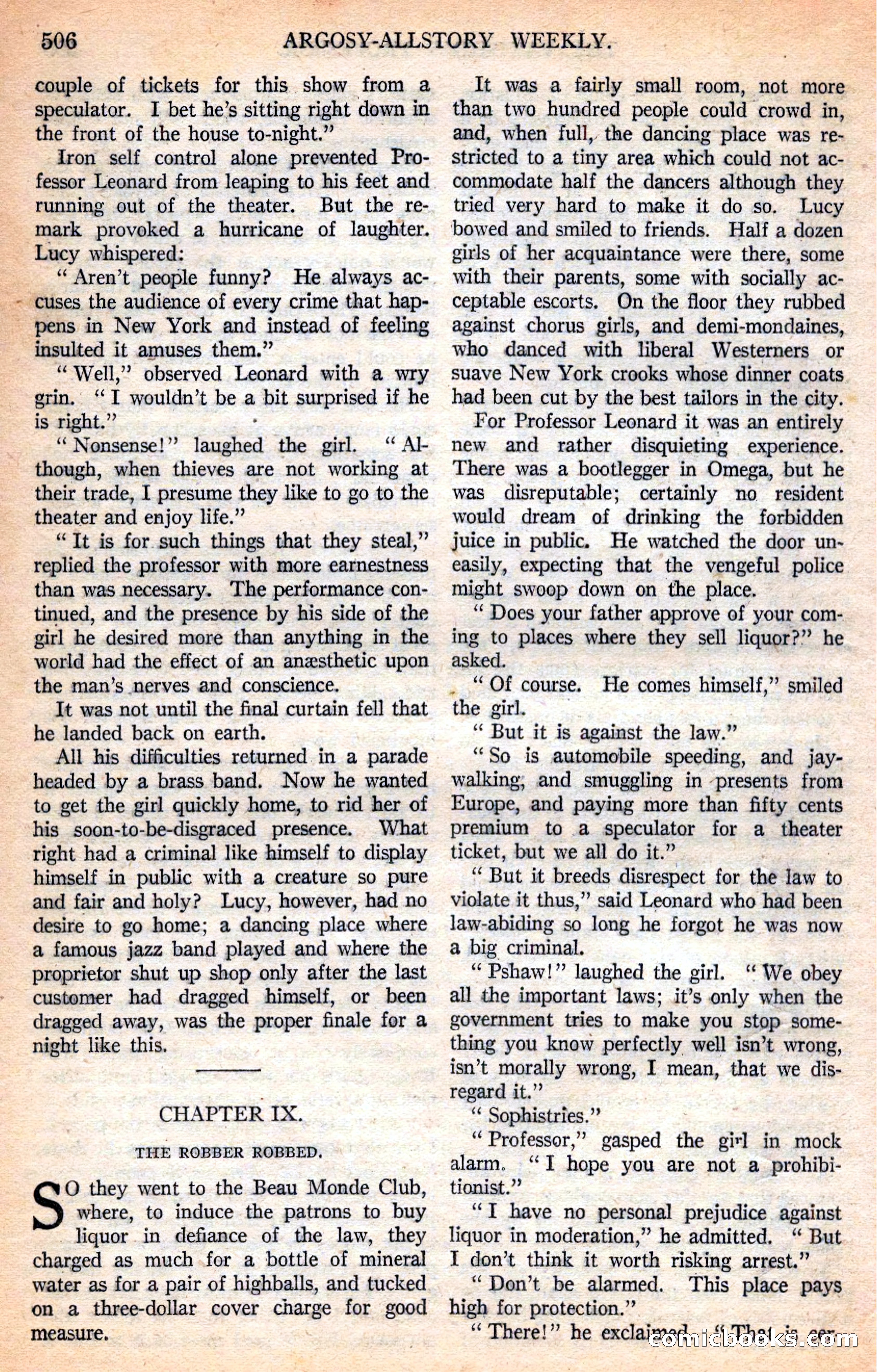 Argosy All-Story Weekly — page 36 of 170