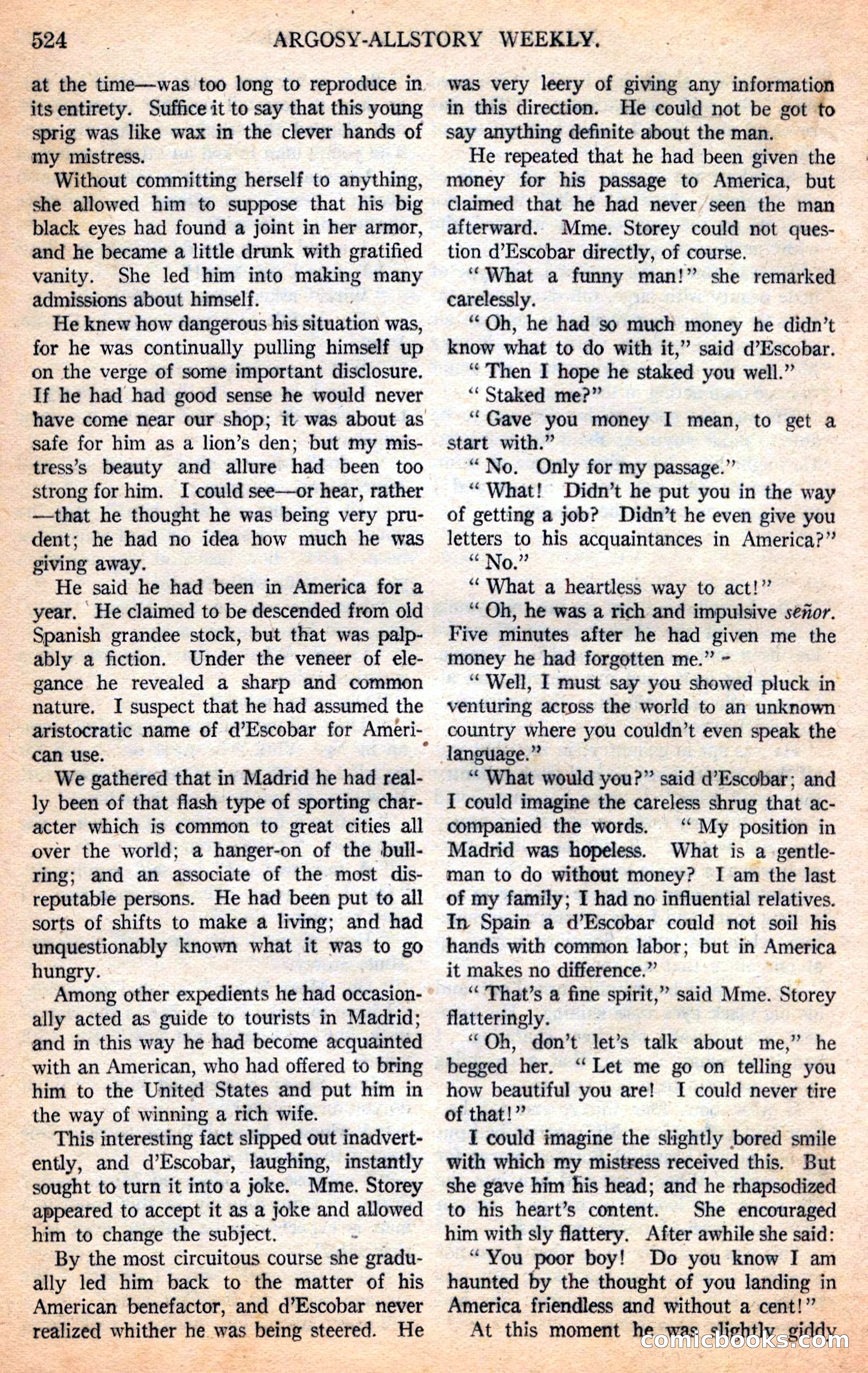 Argosy All-Story Weekly — page 54 of 170