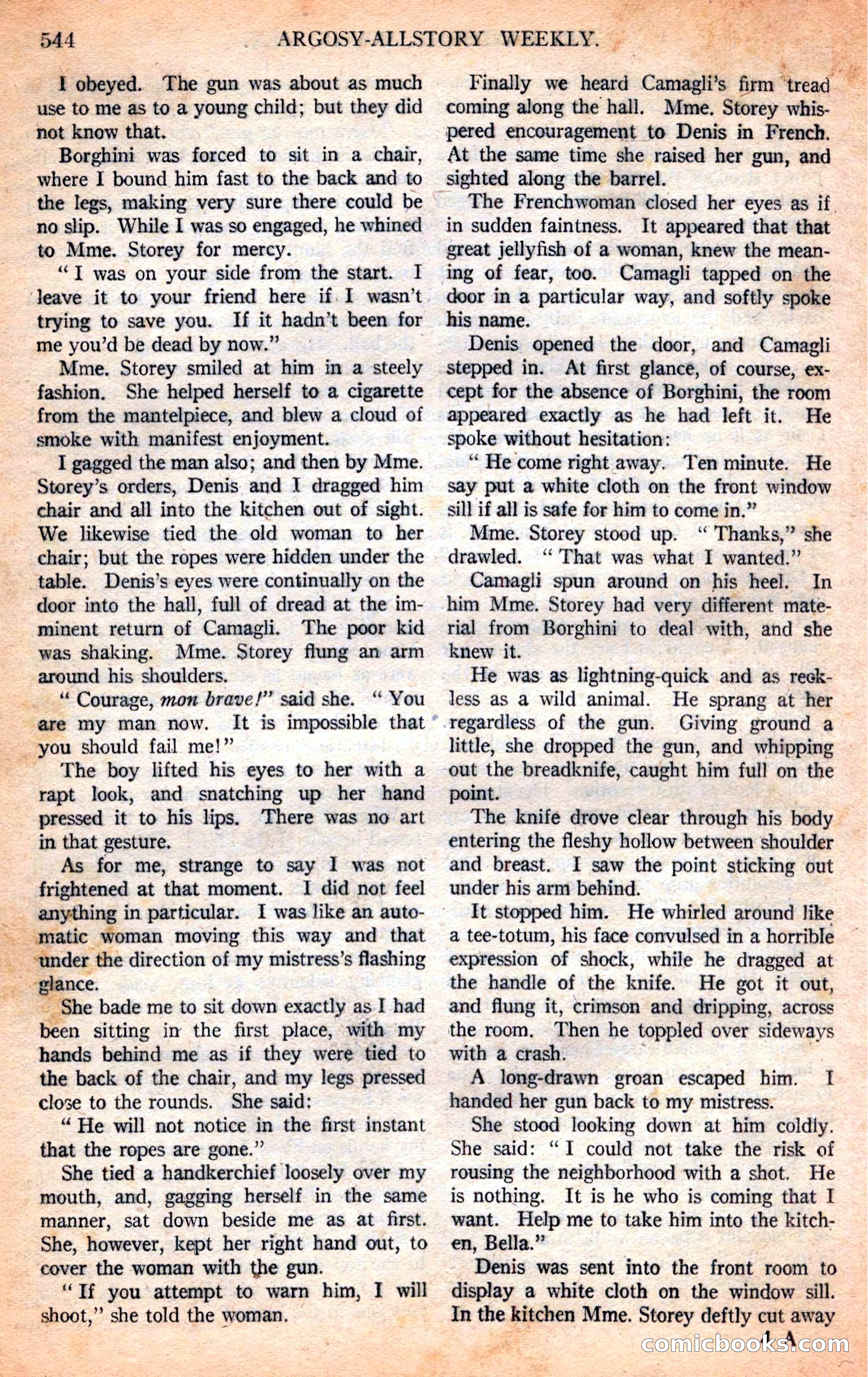 Argosy All-Story Weekly — page 74 of 170