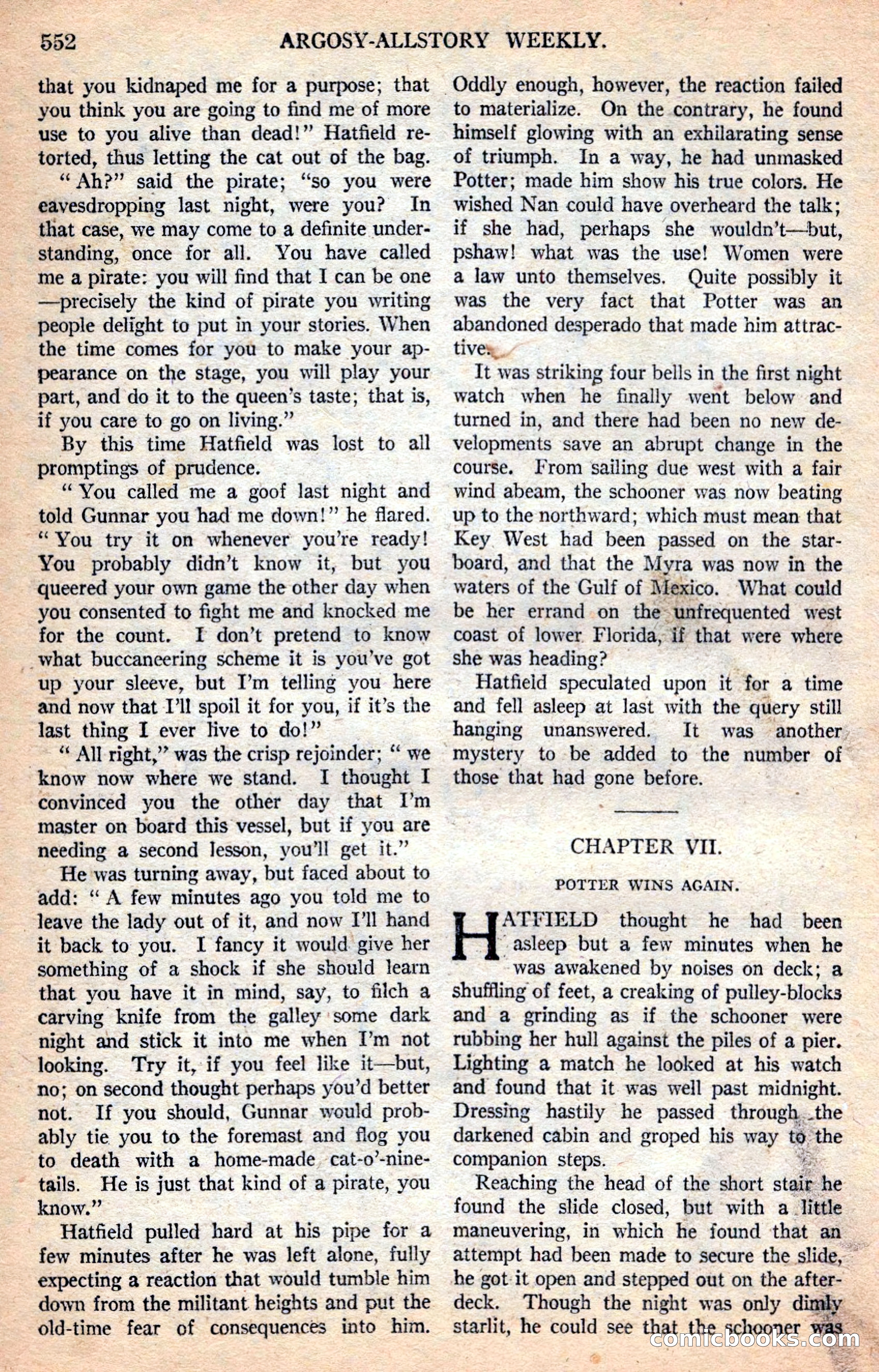 Argosy All-Story Weekly — page 82 of 170
