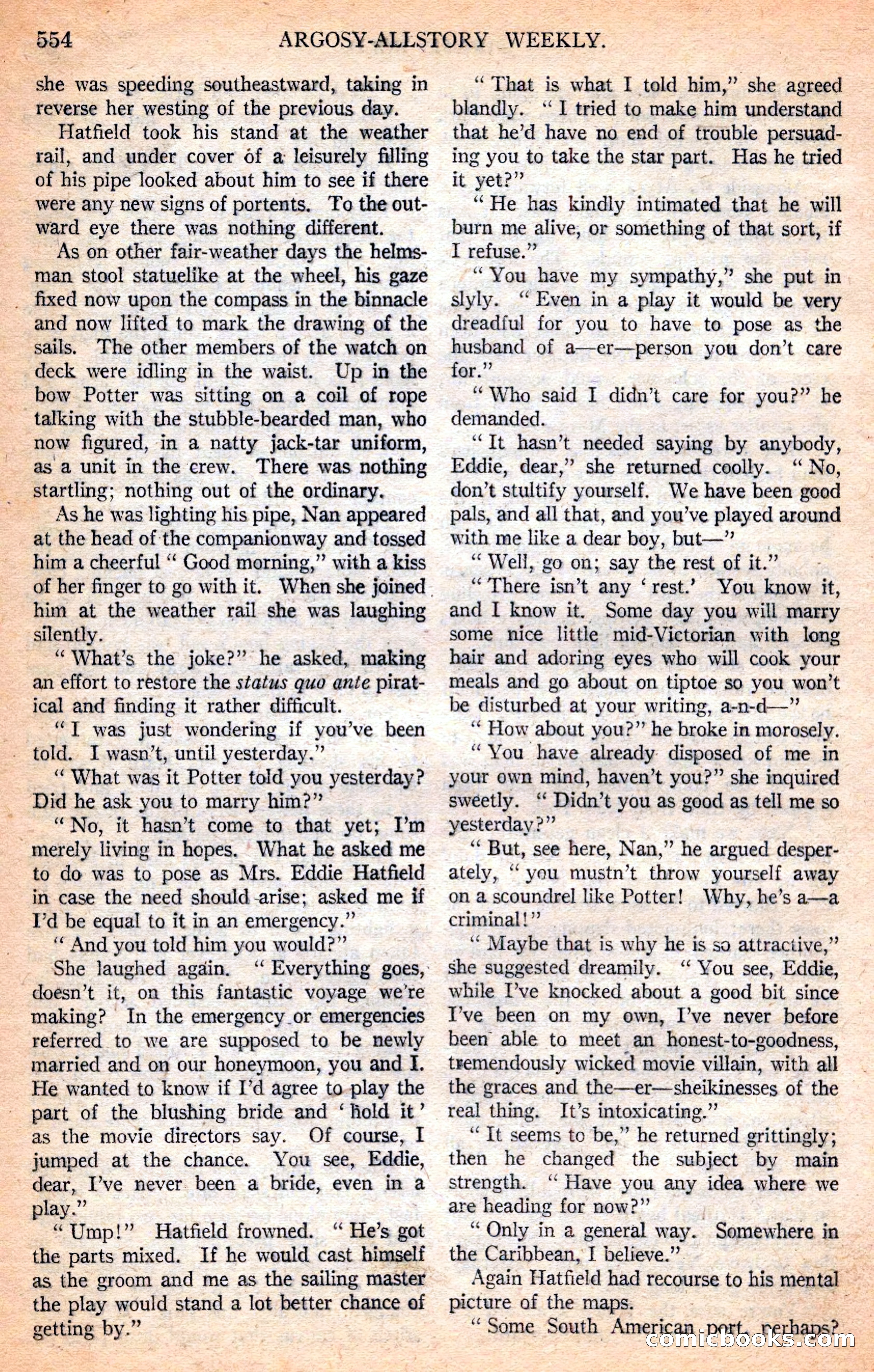 Argosy All-Story Weekly — page 84 of 170