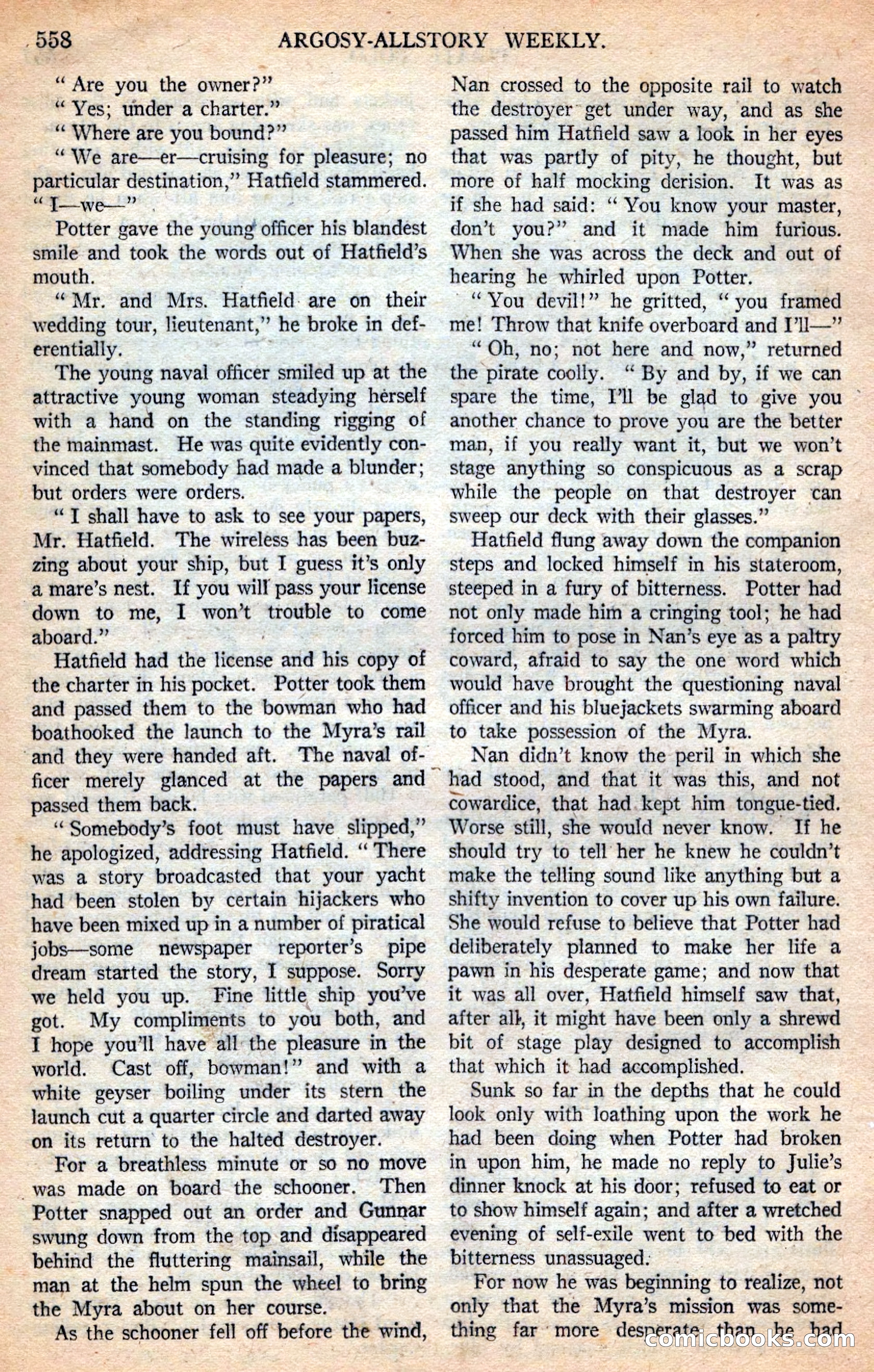 Argosy All-Story Weekly — page 88 of 170