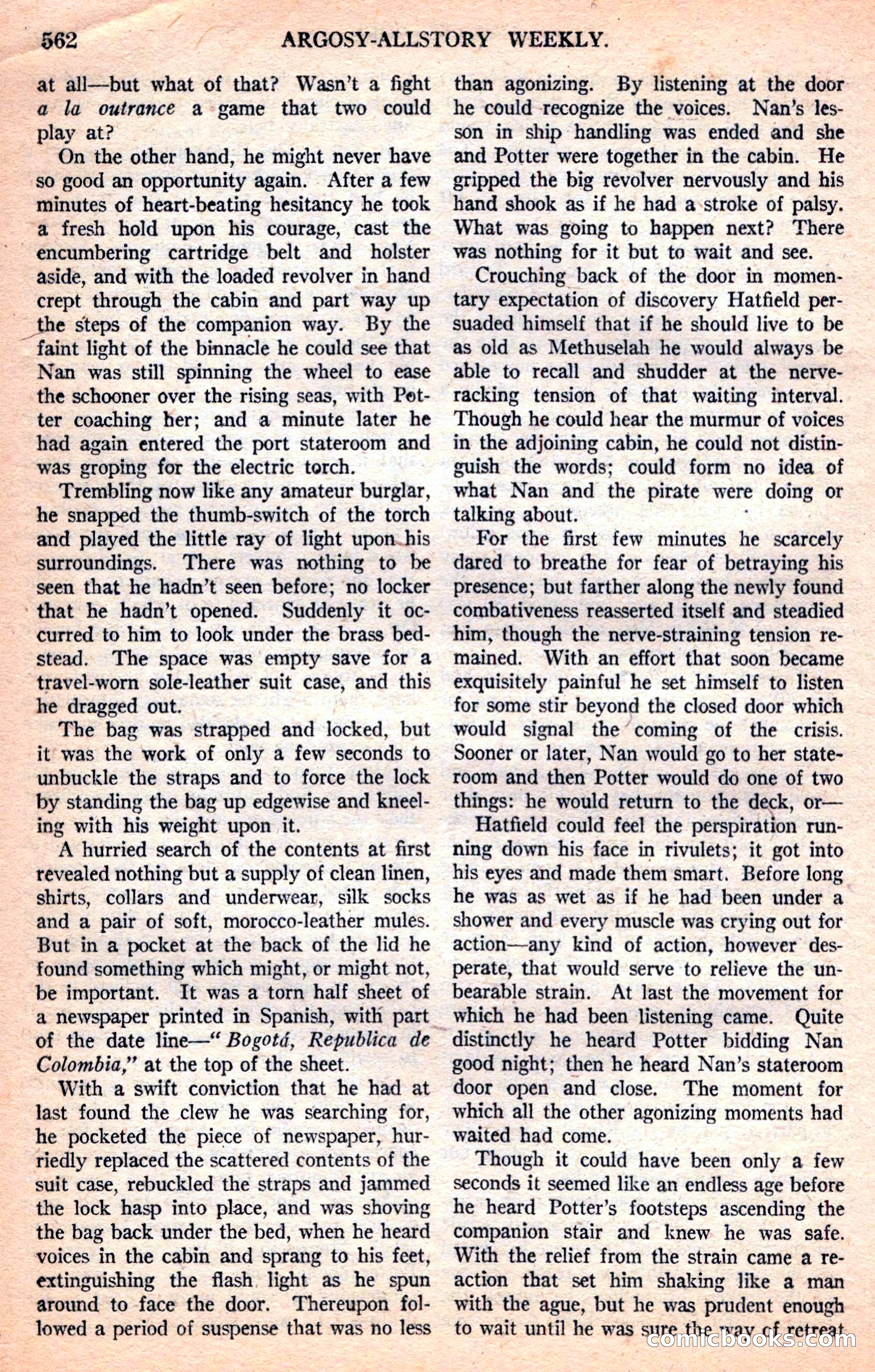 Argosy All-Story Weekly — page 92 of 170
