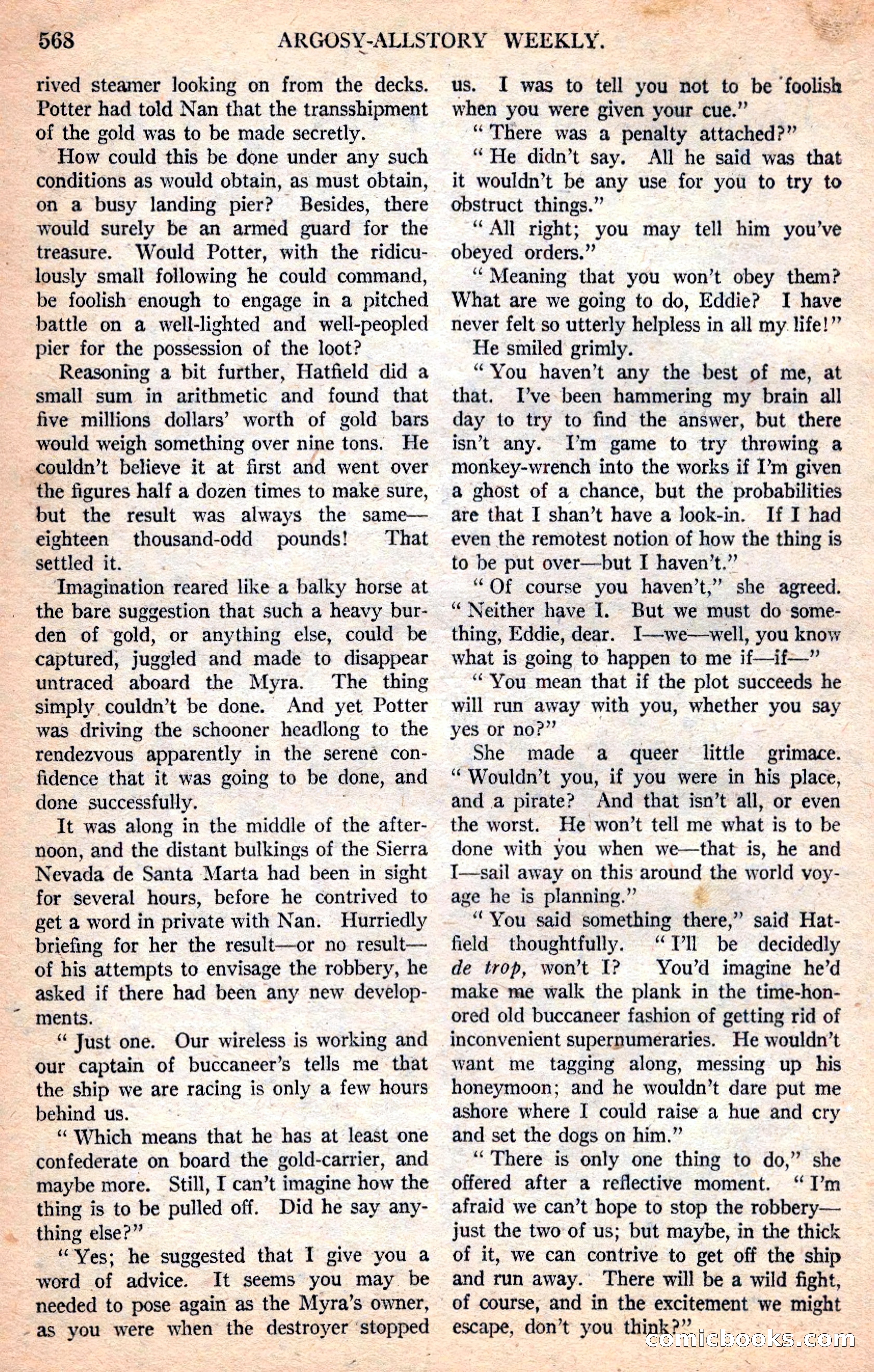 Argosy All-Story Weekly — page 98 of 170