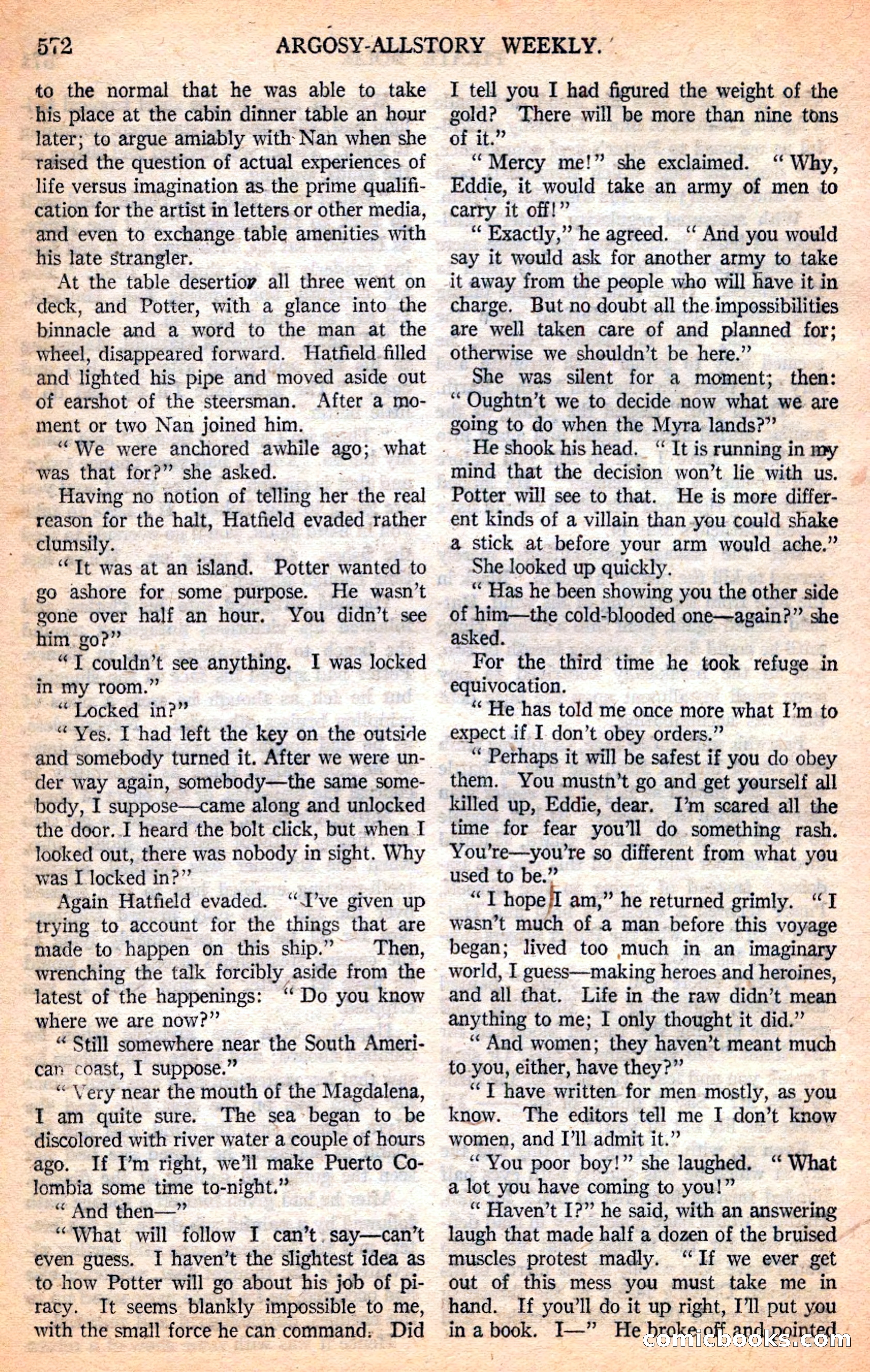 Argosy All-Story Weekly — page 102 of 170