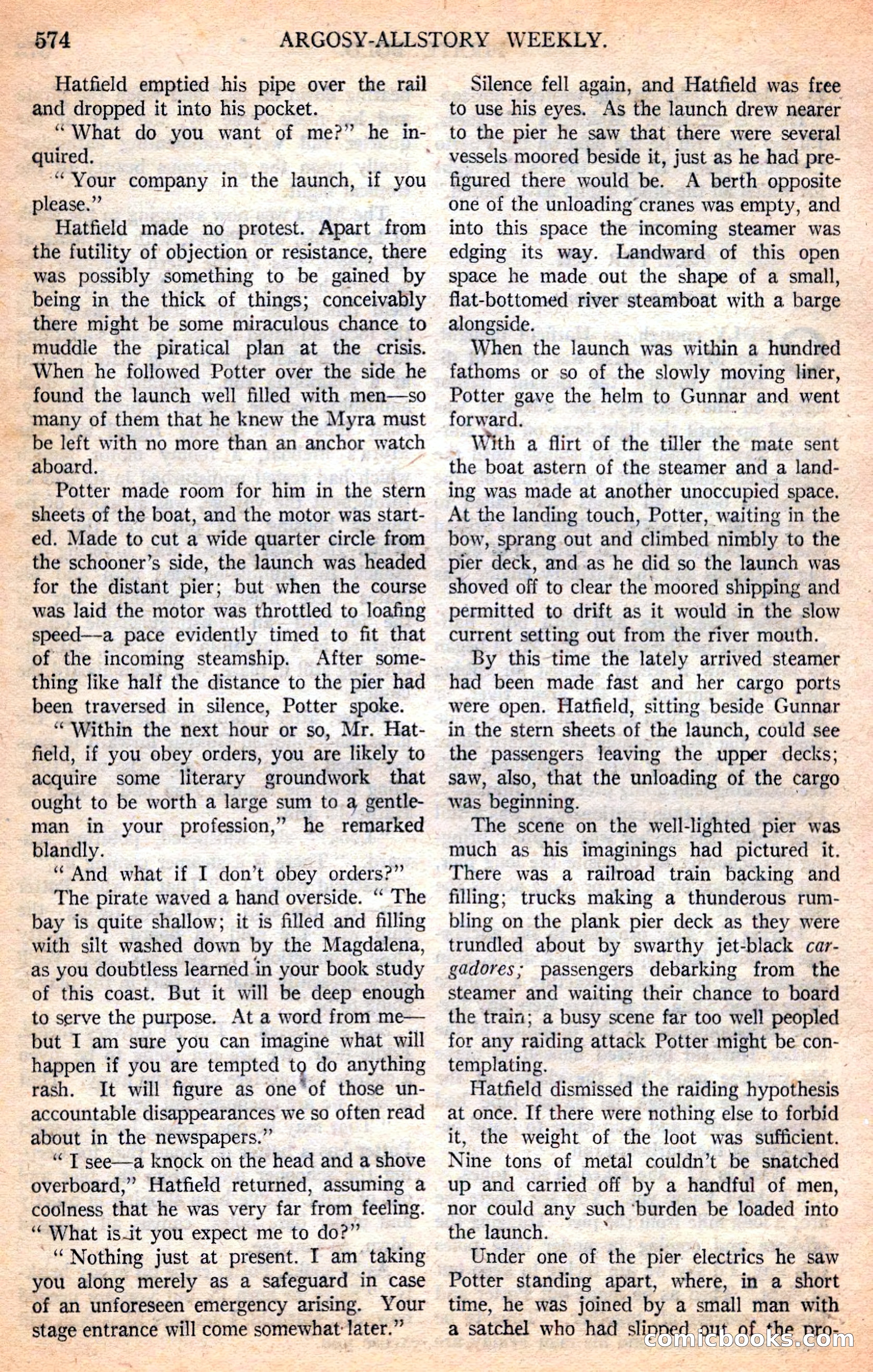 Argosy All-Story Weekly — page 104 of 170