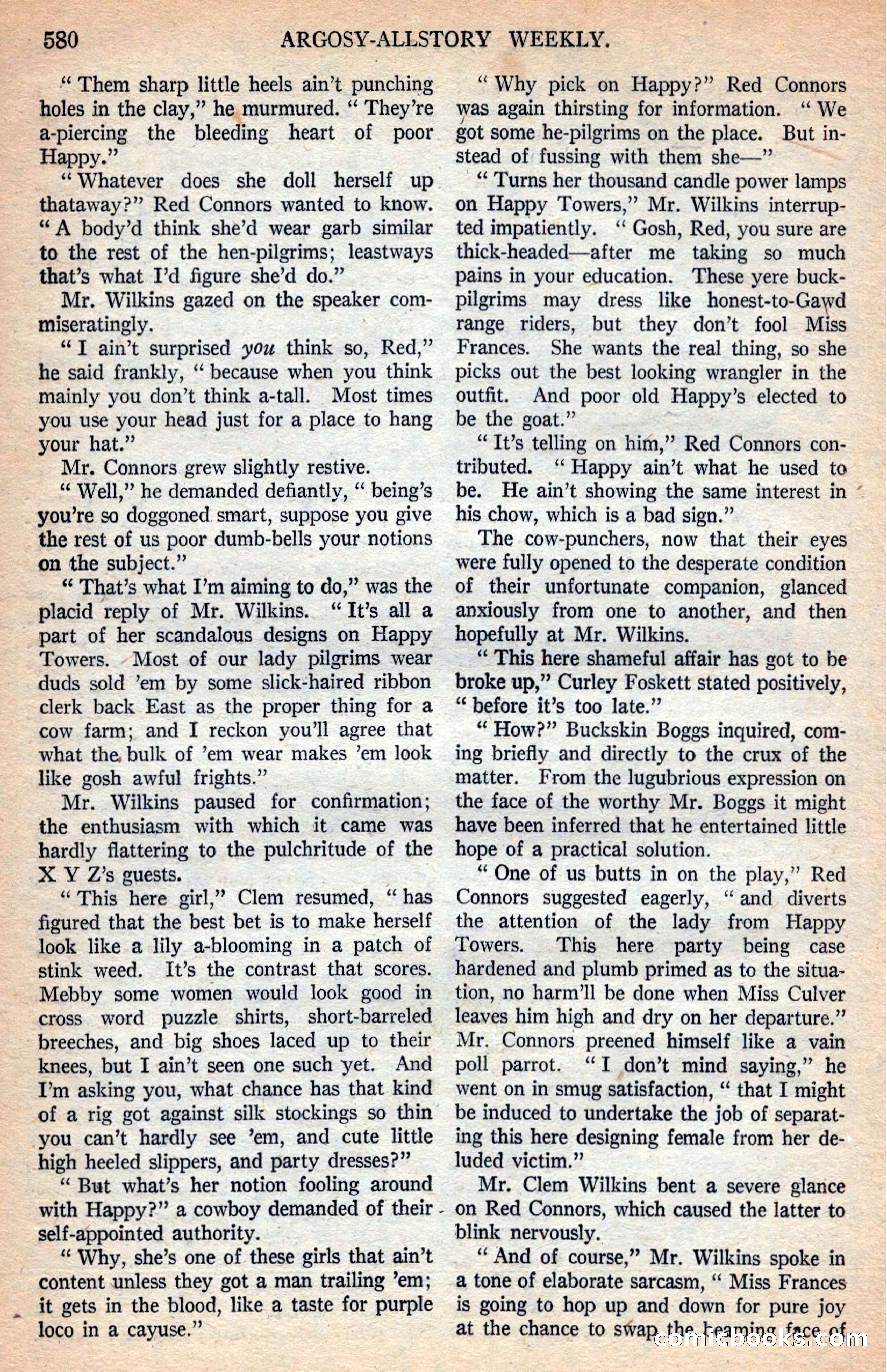 Argosy All-Story Weekly — page 110 of 170