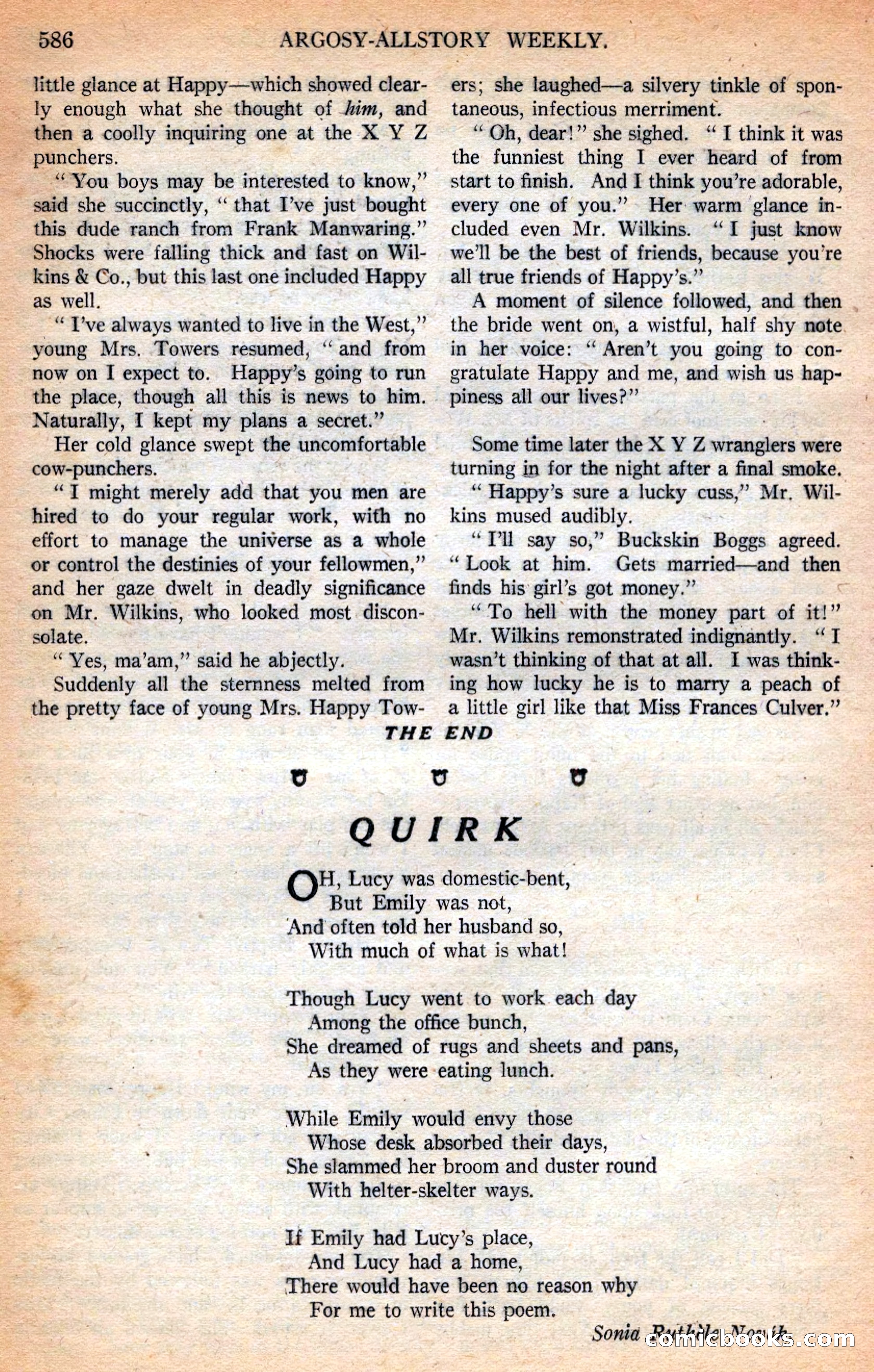 Argosy All-Story Weekly — page 116 of 170