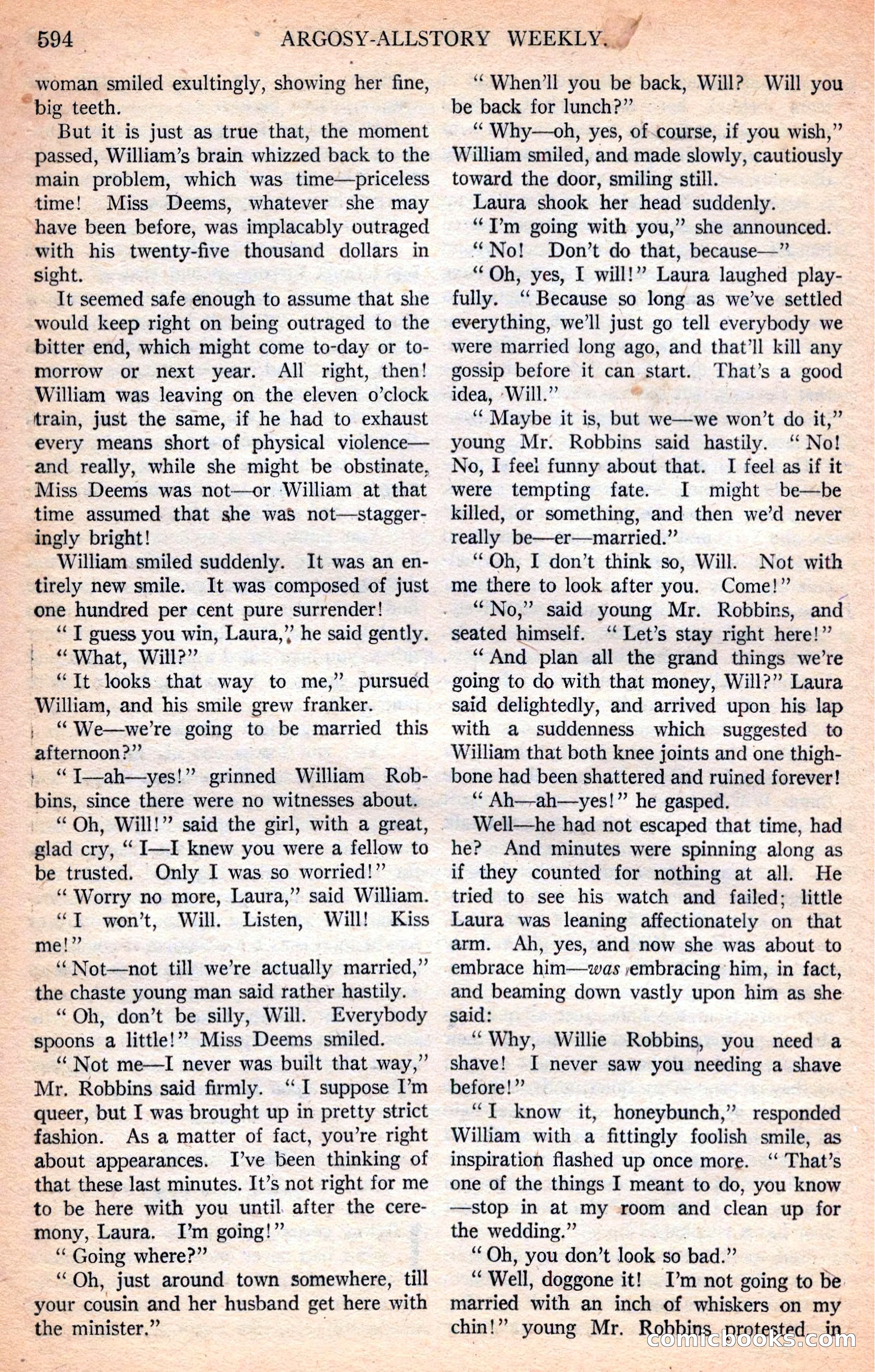 Argosy All-Story Weekly — page 124 of 170