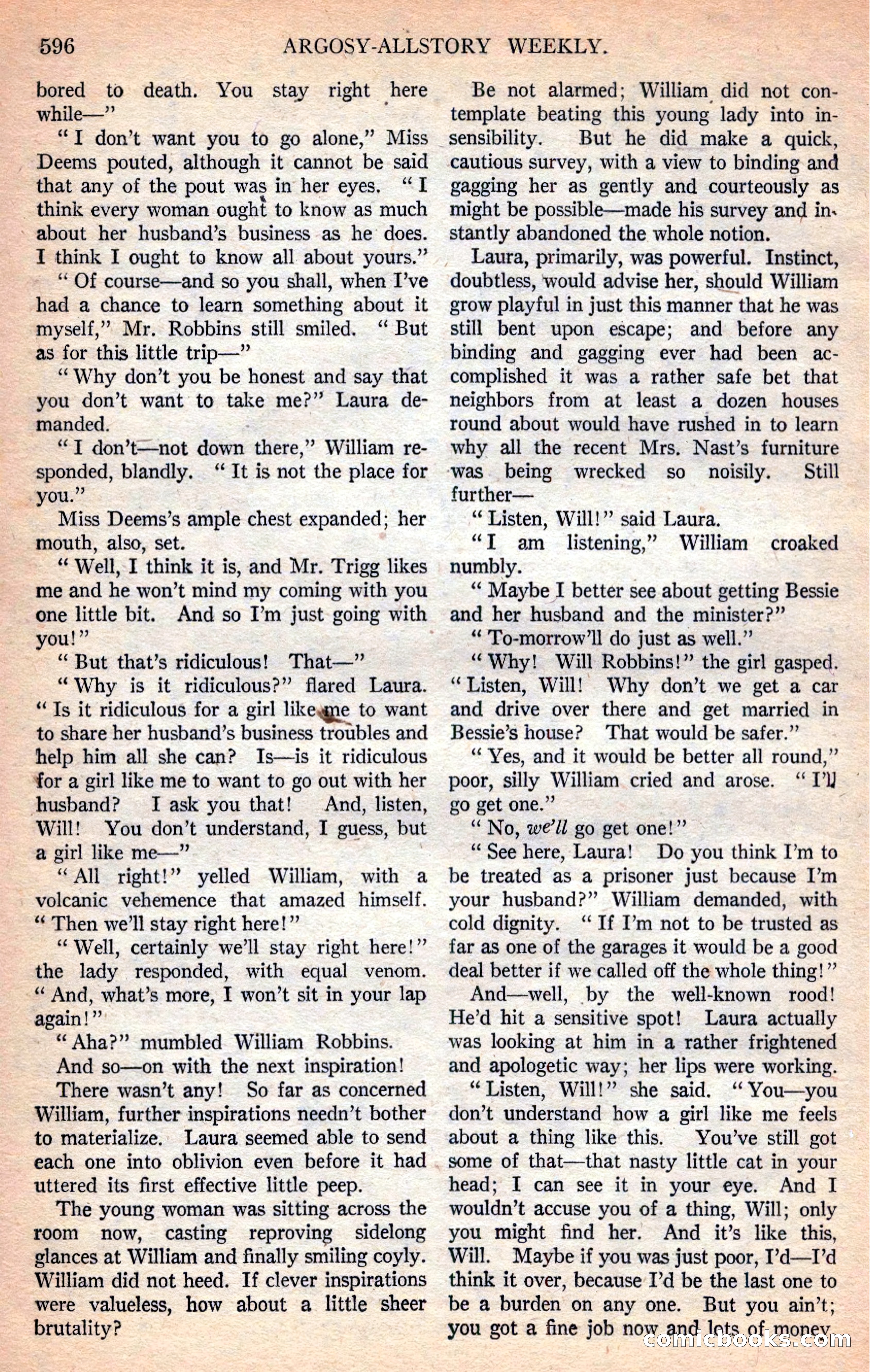 Argosy All-Story Weekly — page 126 of 170