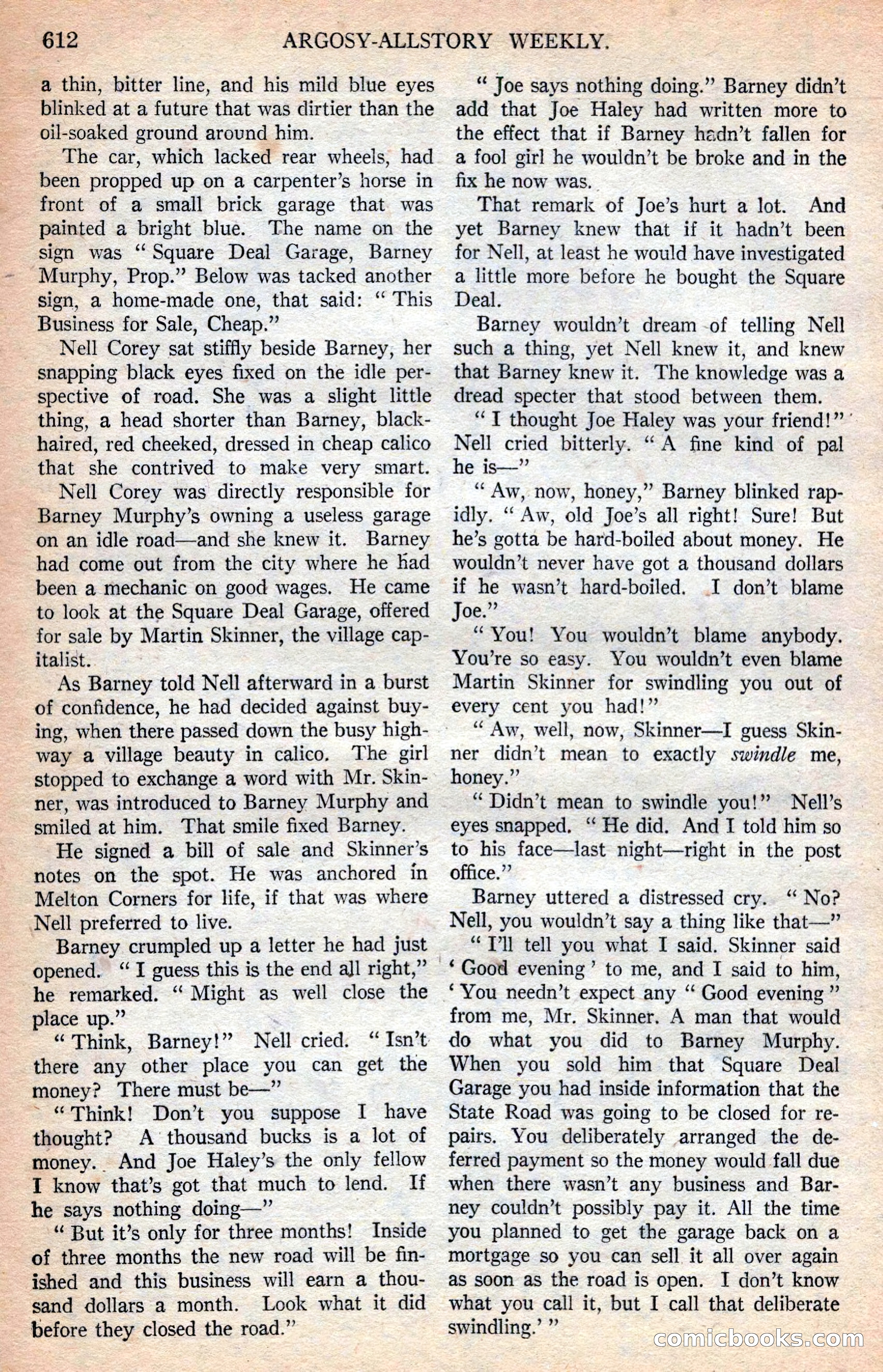 Argosy All-Story Weekly — page 142 of 170