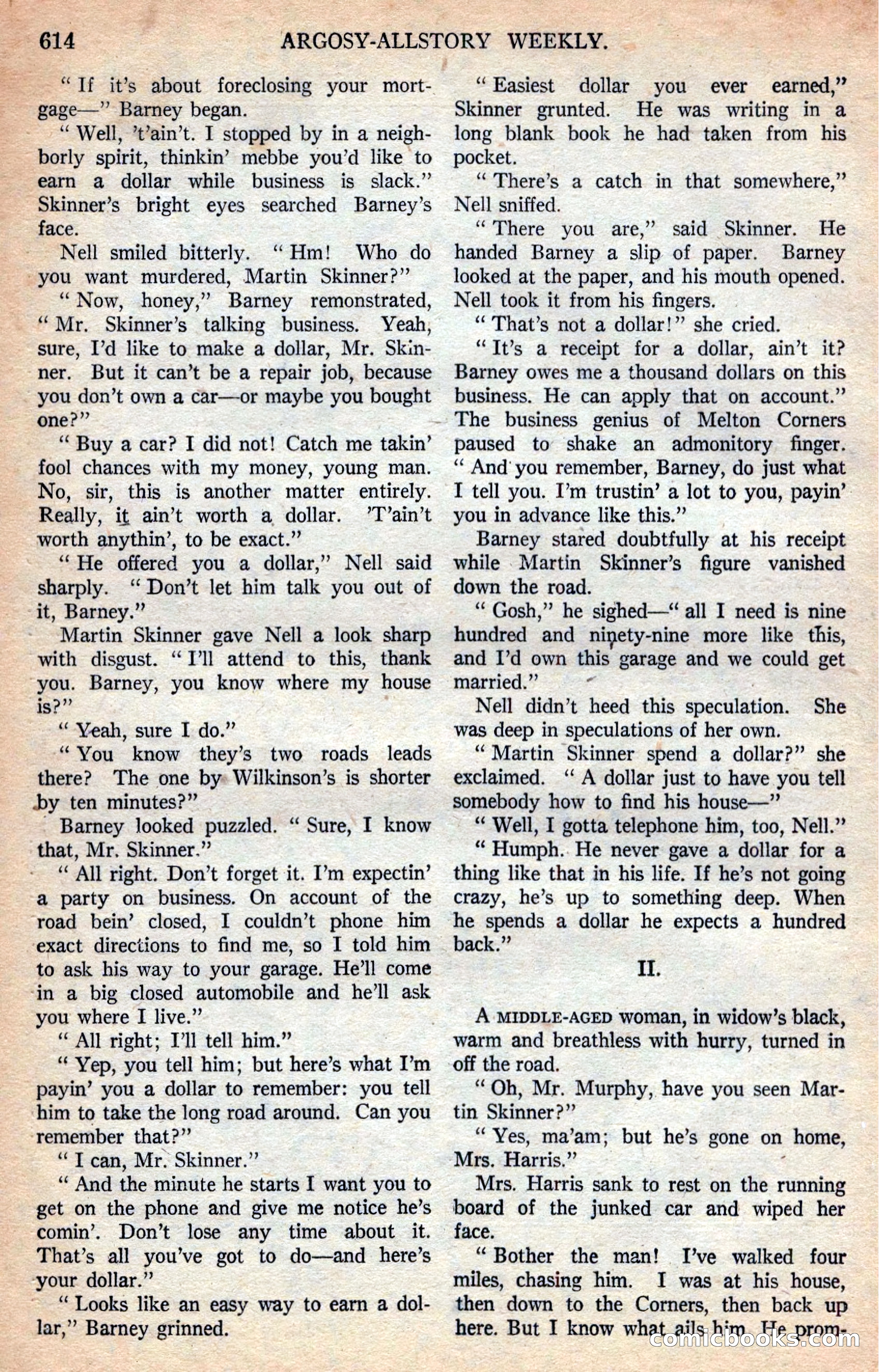 Argosy All-Story Weekly — page 144 of 170