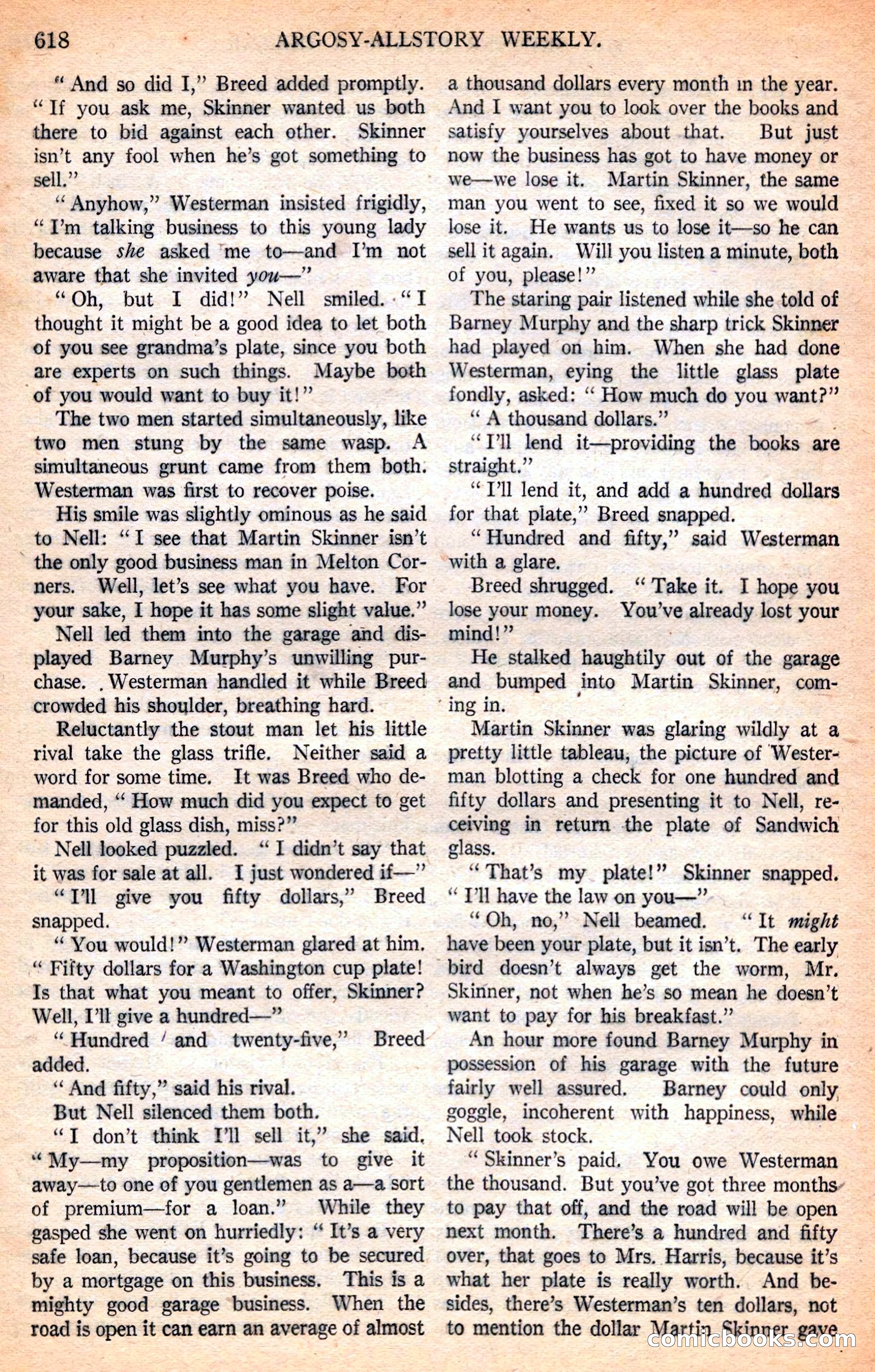 Argosy All-Story Weekly — page 148 of 170