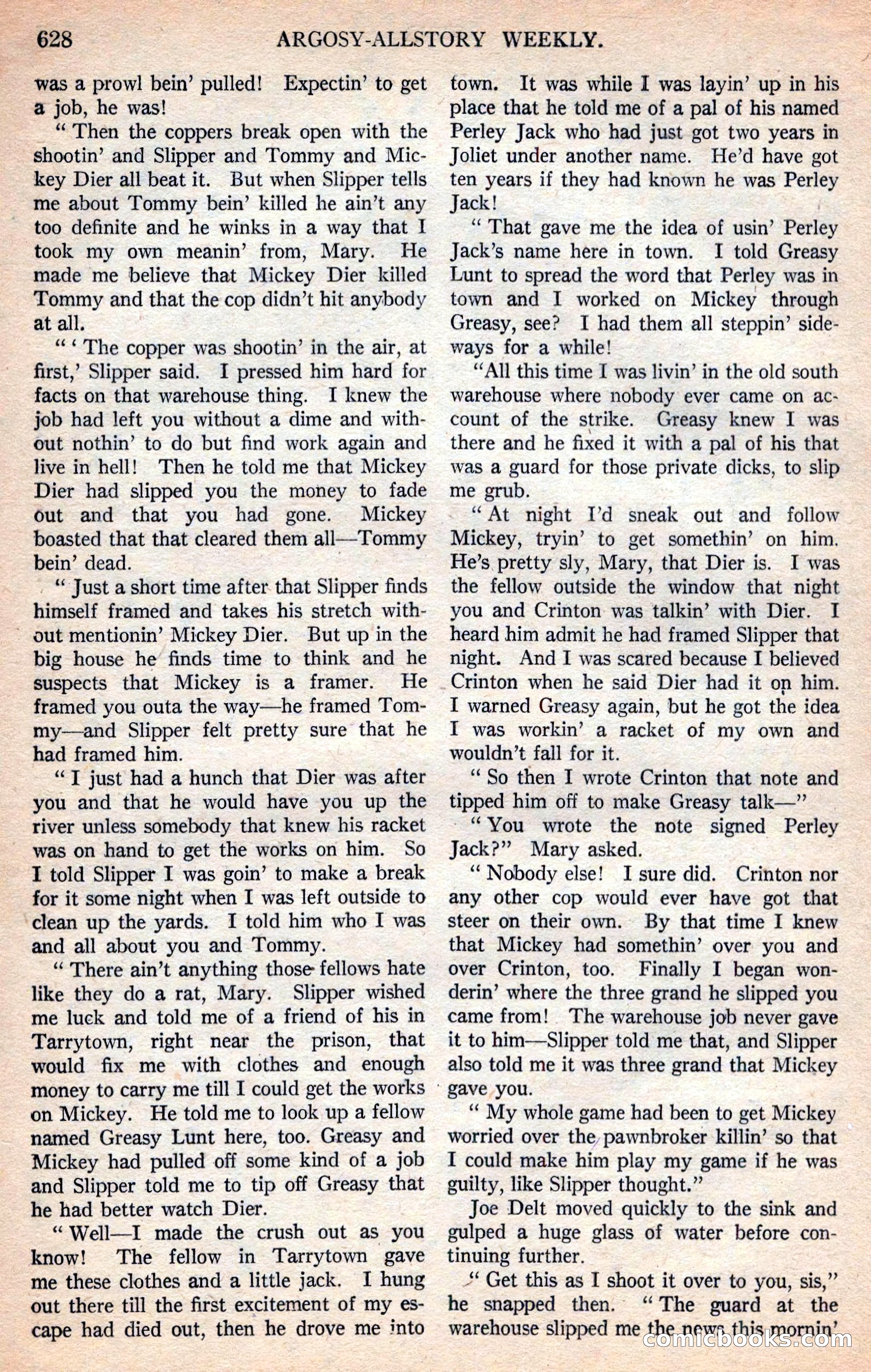 Argosy All-Story Weekly — page 158 of 170