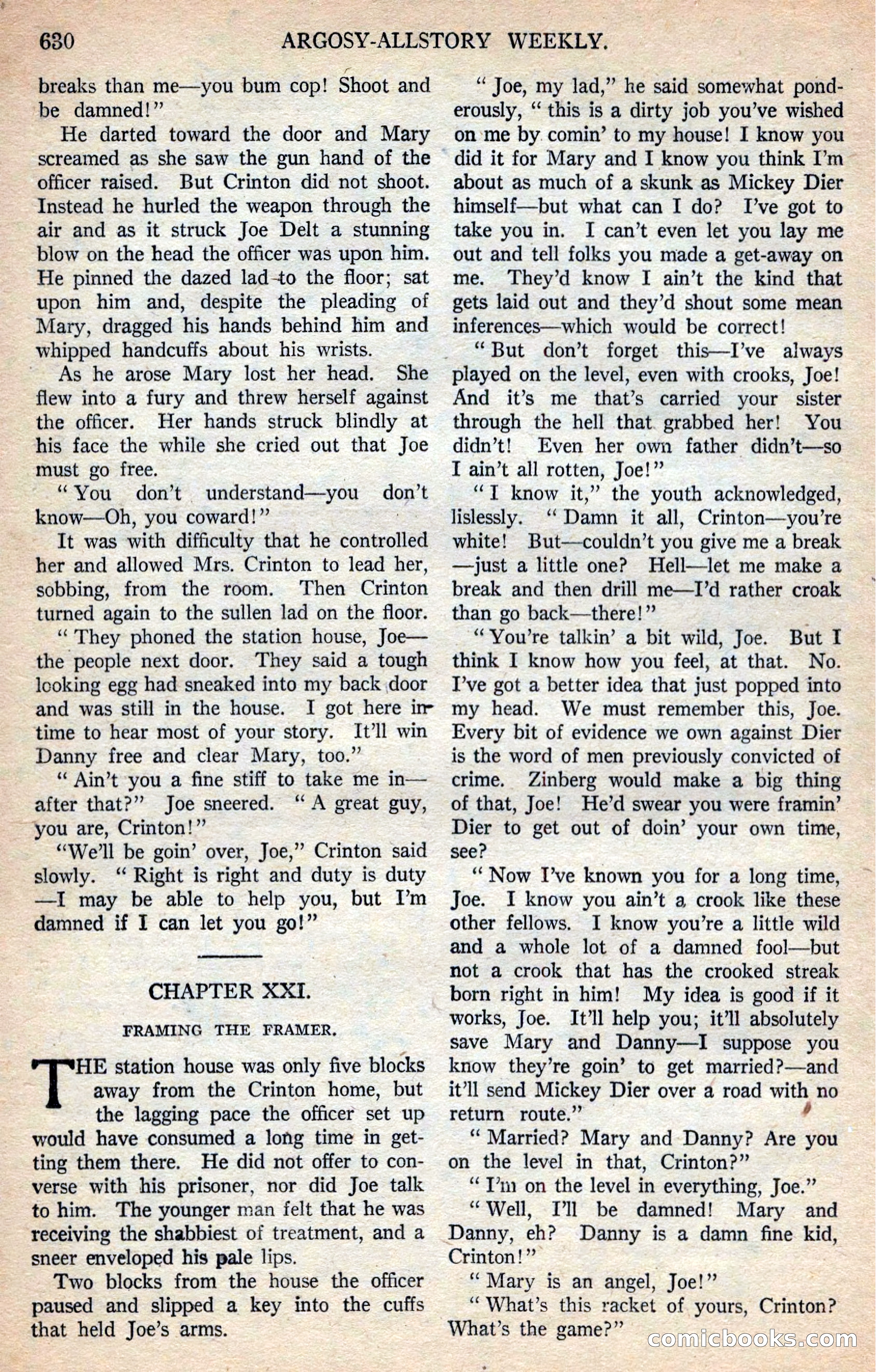 Argosy All-Story Weekly — page 160 of 170