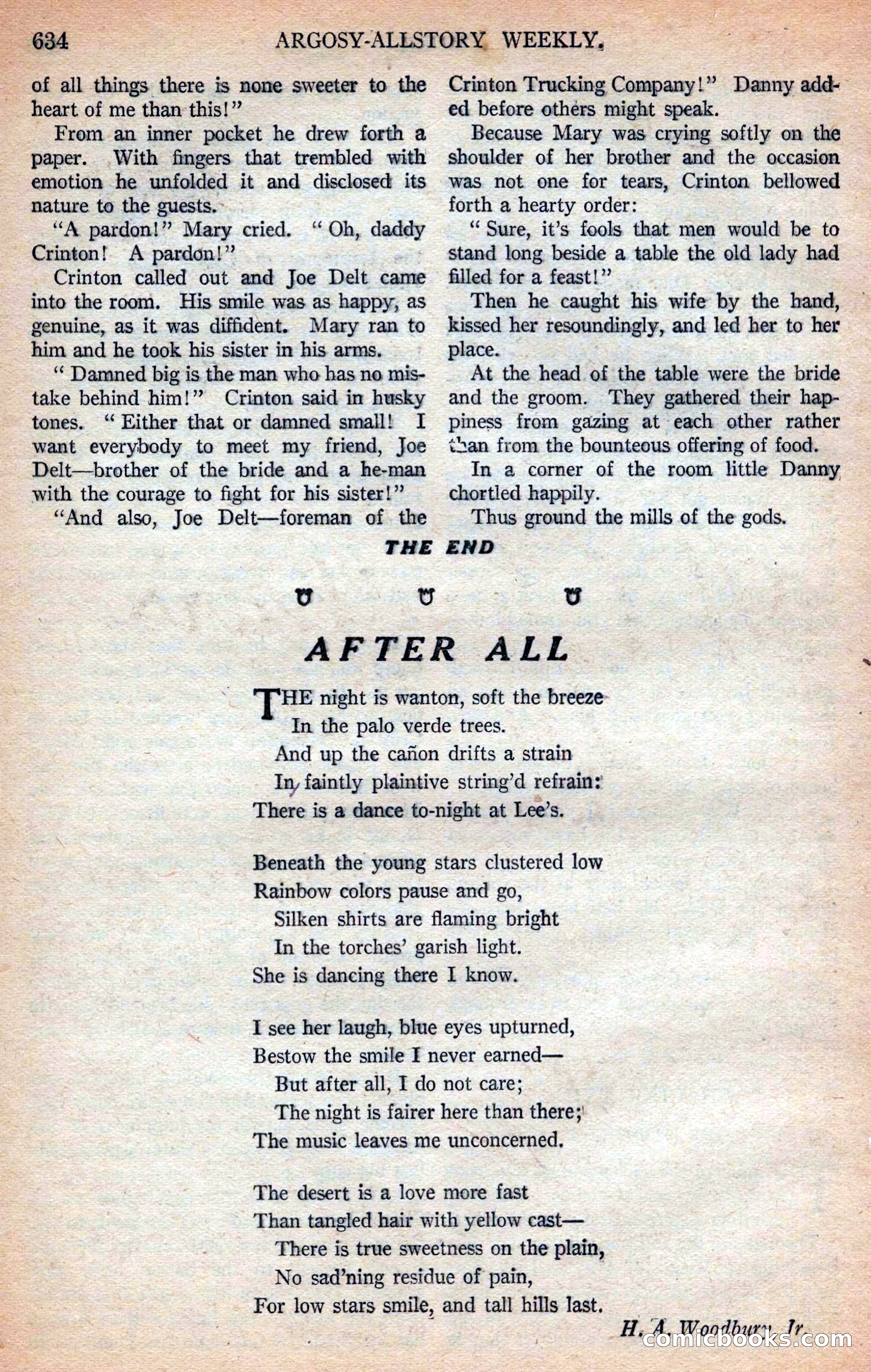 Argosy All-Story Weekly — page 164 of 170