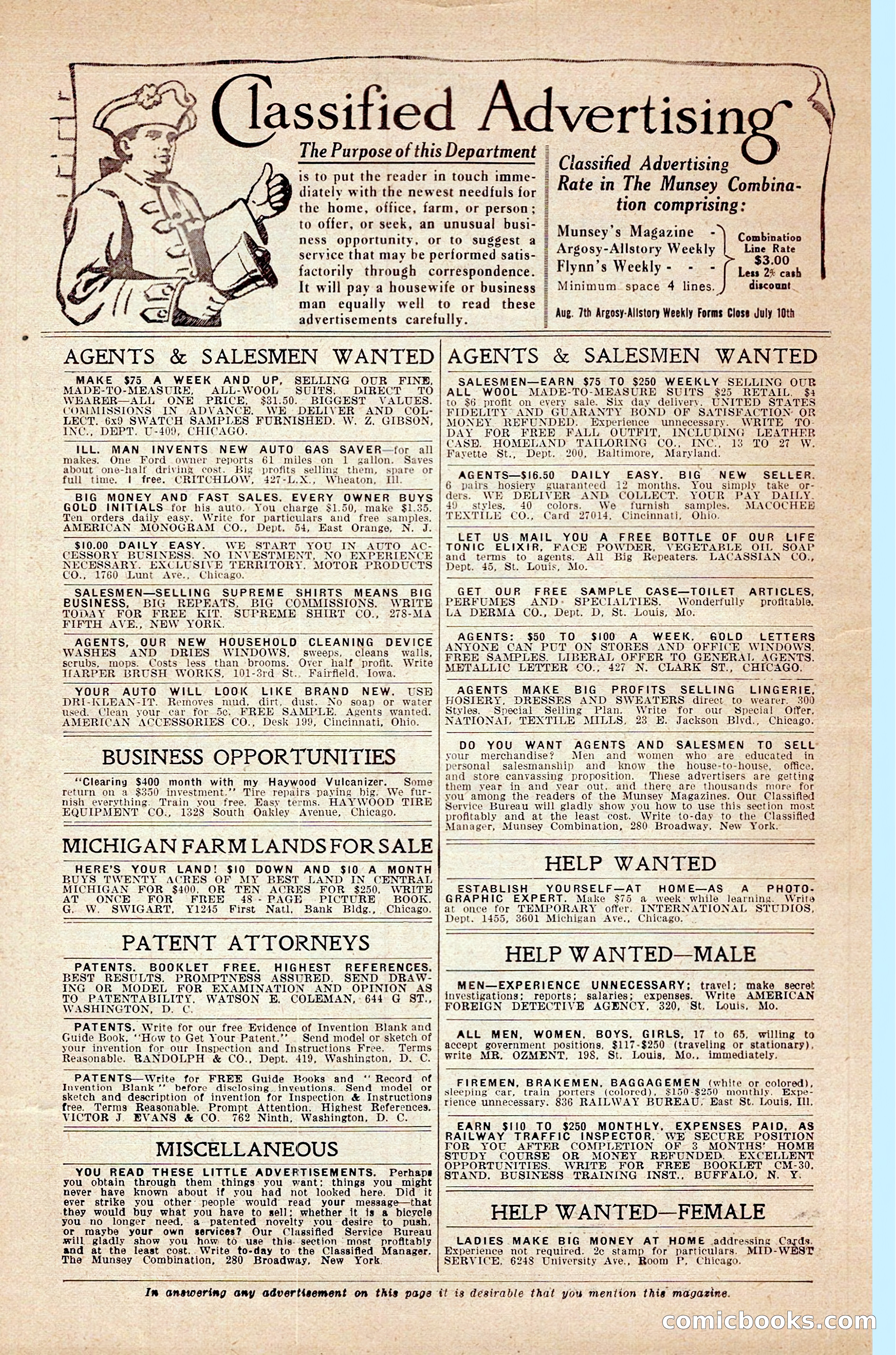 Argosy All-Story Weekly — page 6 of 172