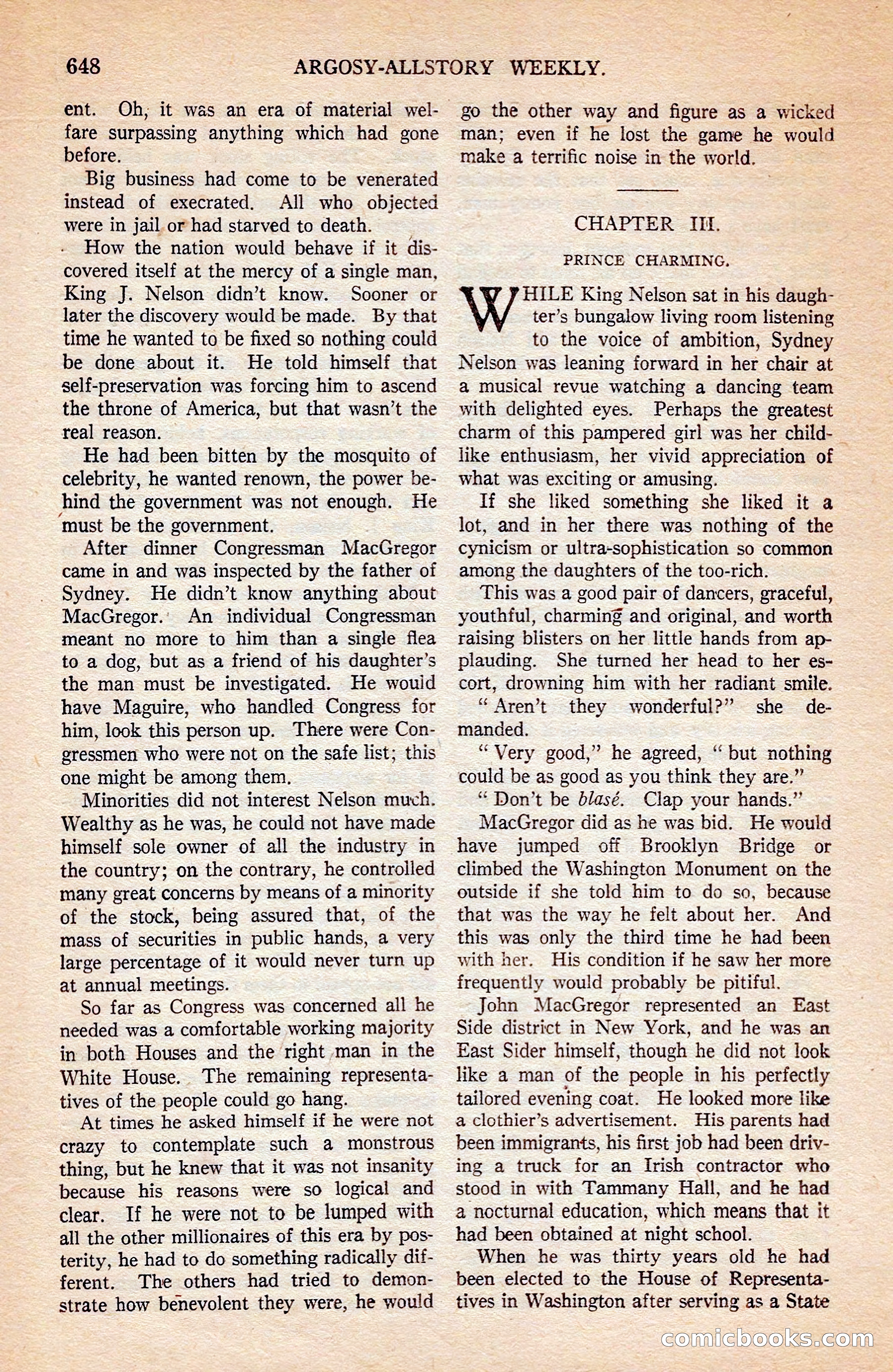 Argosy All-Story Weekly — page 18 of 172